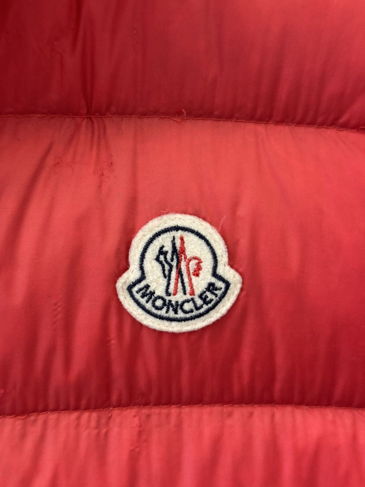 Moncler Moncler Gui Down Vest Red Gilet Size US M / EU 48-50 / 2 - 8 Thumbnail