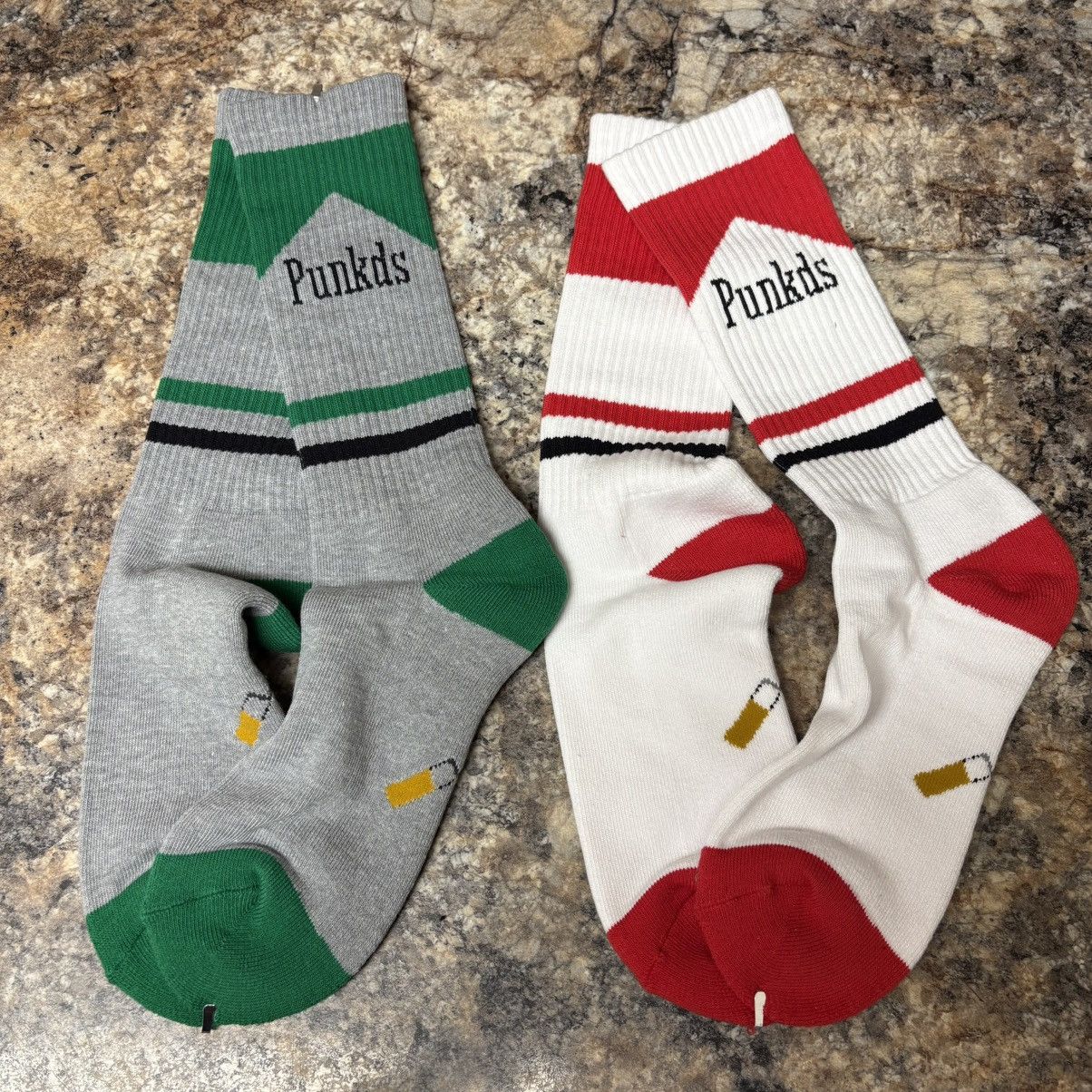 Japanese Brand Punkdrunkers Japanese Brand Marlboro Cigarette Socks Size ONE SIZE - 2 Thumbnail