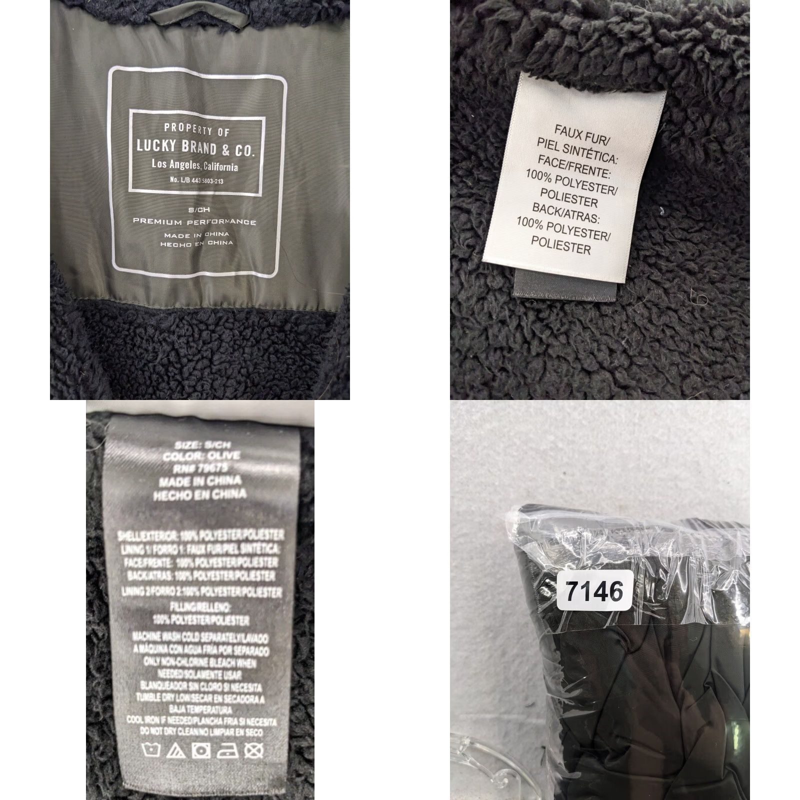 Lucky Brand Lucky Brand Coat Womens Small Green Winter Parka Long Fleece Lined Outerwear Size S / US 4 / IT 40 - 9 Thumbnail