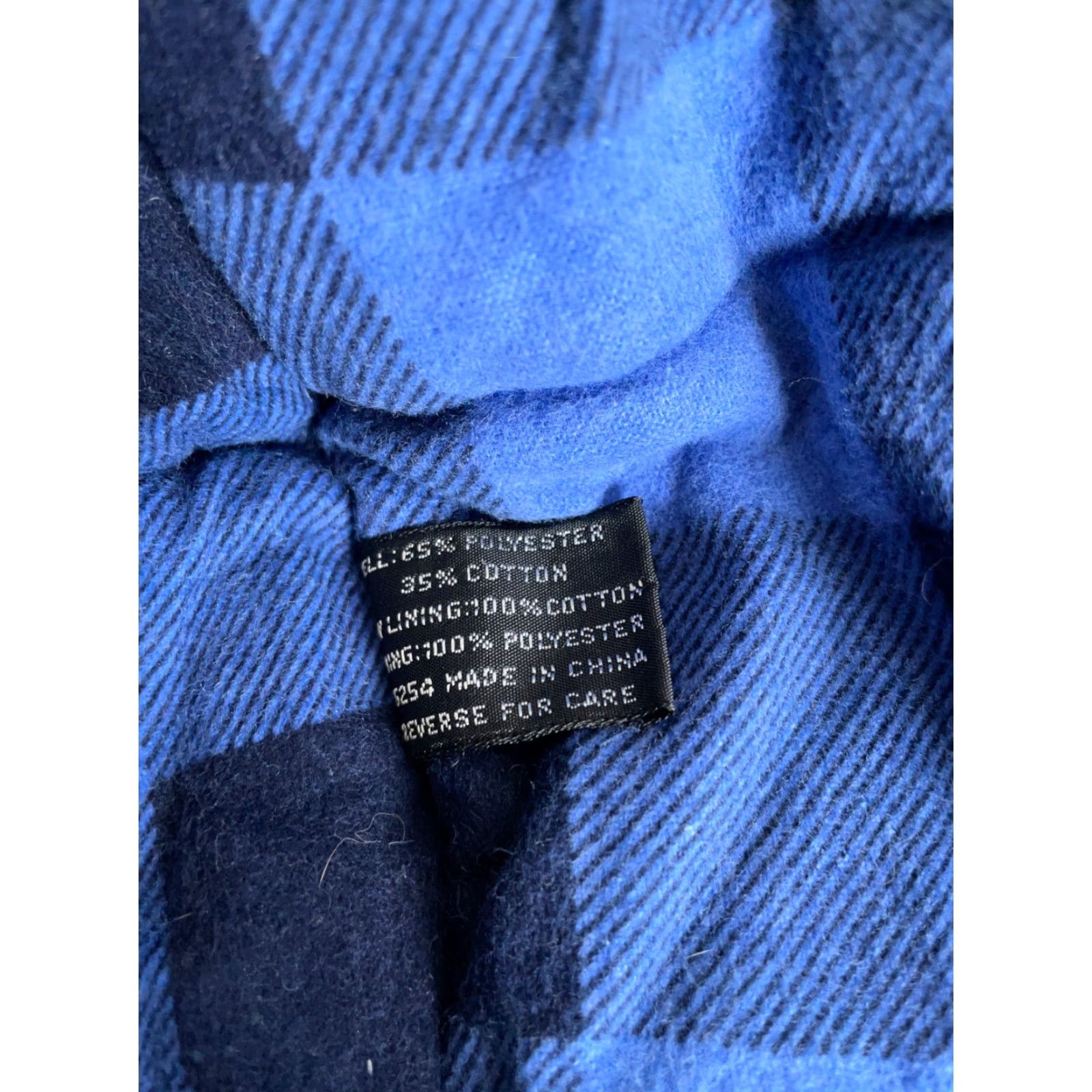 Vintage VTG 90s Expeditions Vest Puffer Lined Flannel Hooded Zip Up Adult Large Blue Mens Size US L / EU 52-54 / 3 - 7 Thumbnail