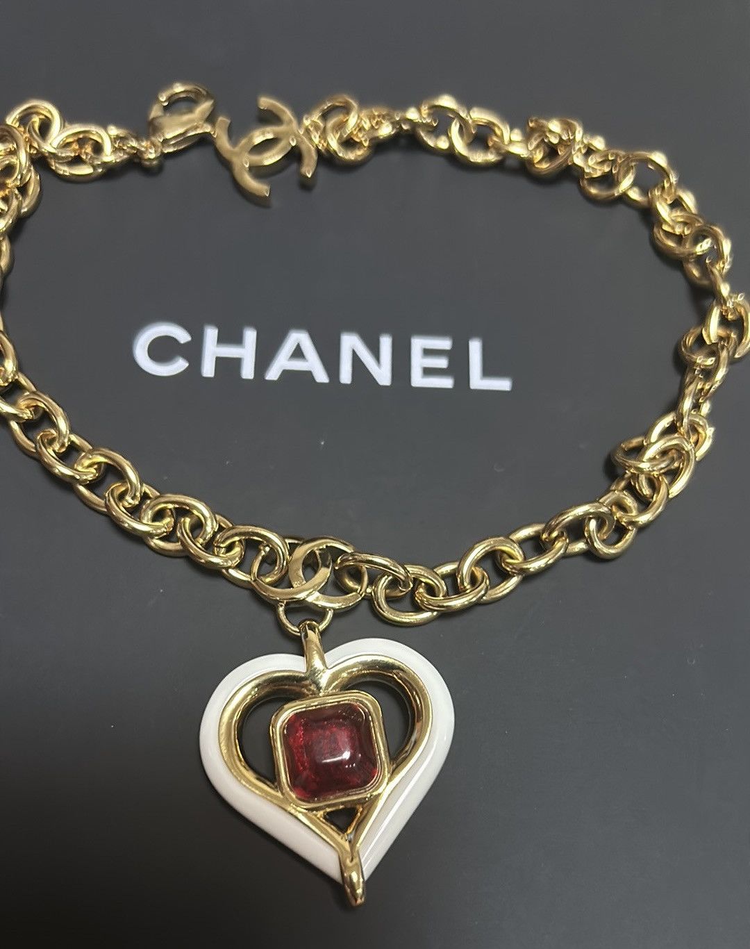 Chanel Chanel Heart Necklace Choker Size ONE SIZE - 3 Thumbnail