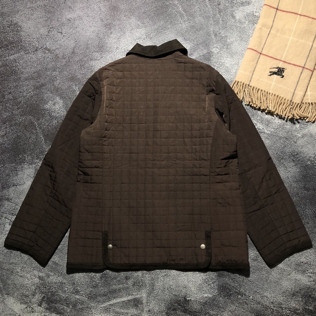 Aquascutum Aquascutum inner Iconic Pattern silk quilted jacket Size US M / EU 48-50 / 2 - 7 Thumbnail