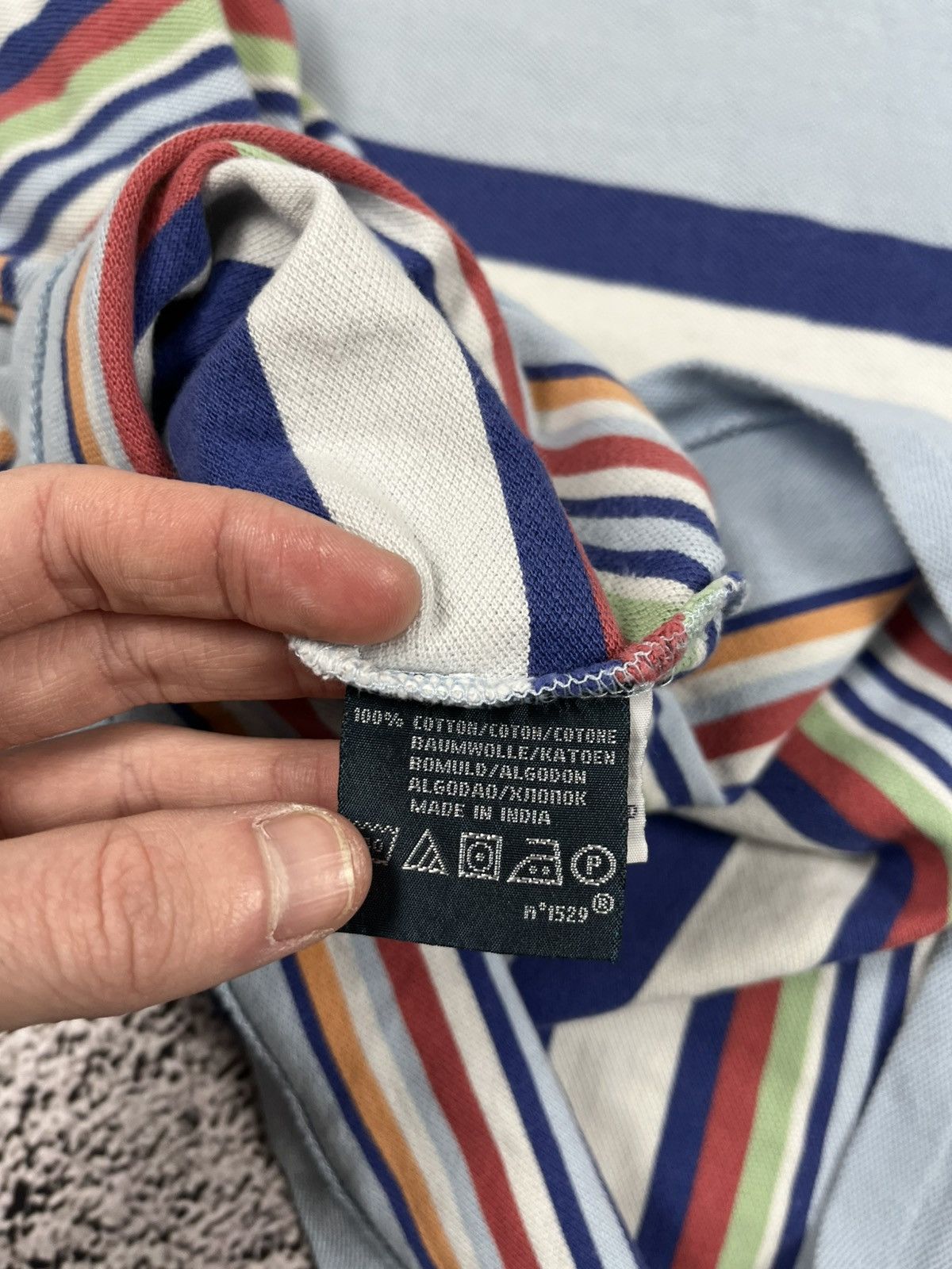 Vintage Vintage Polo Ralph Lauren POLO Ralph Lauren Stripe Tees Size US L / EU 52-54 / 3 - 8 Thumbnail