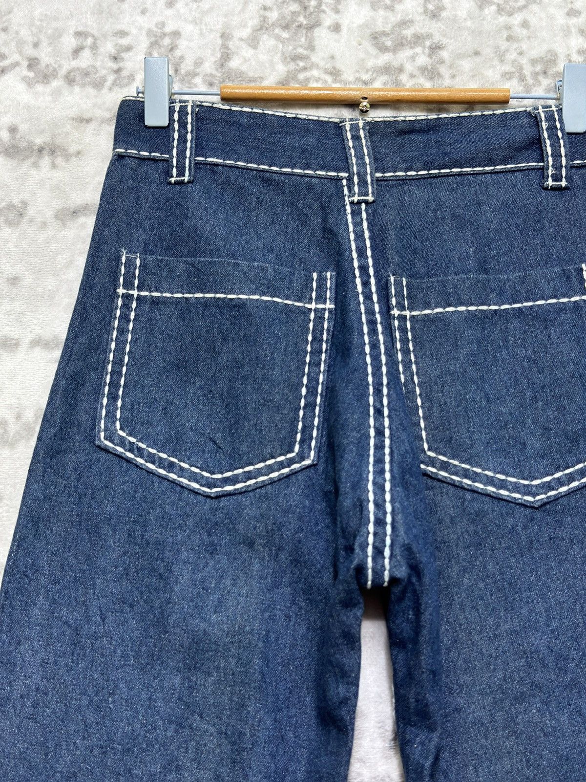 Vintage Dazzlin Flared Bootcut Y2K High Waist Unisex Denim Pants Size US 27 - 9 Thumbnail