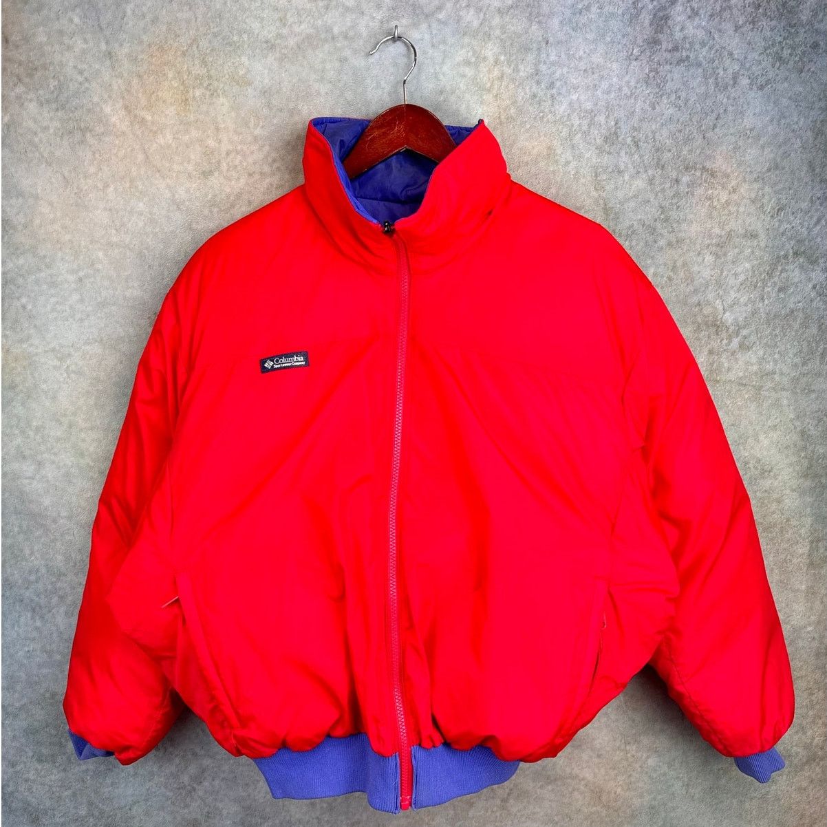 Columbia × Vintage VTG 90s Reversible Columbia Sportswear Puffer Jacket Sz L Size US L / EU 52-54 / 3 - 5 Thumbnail