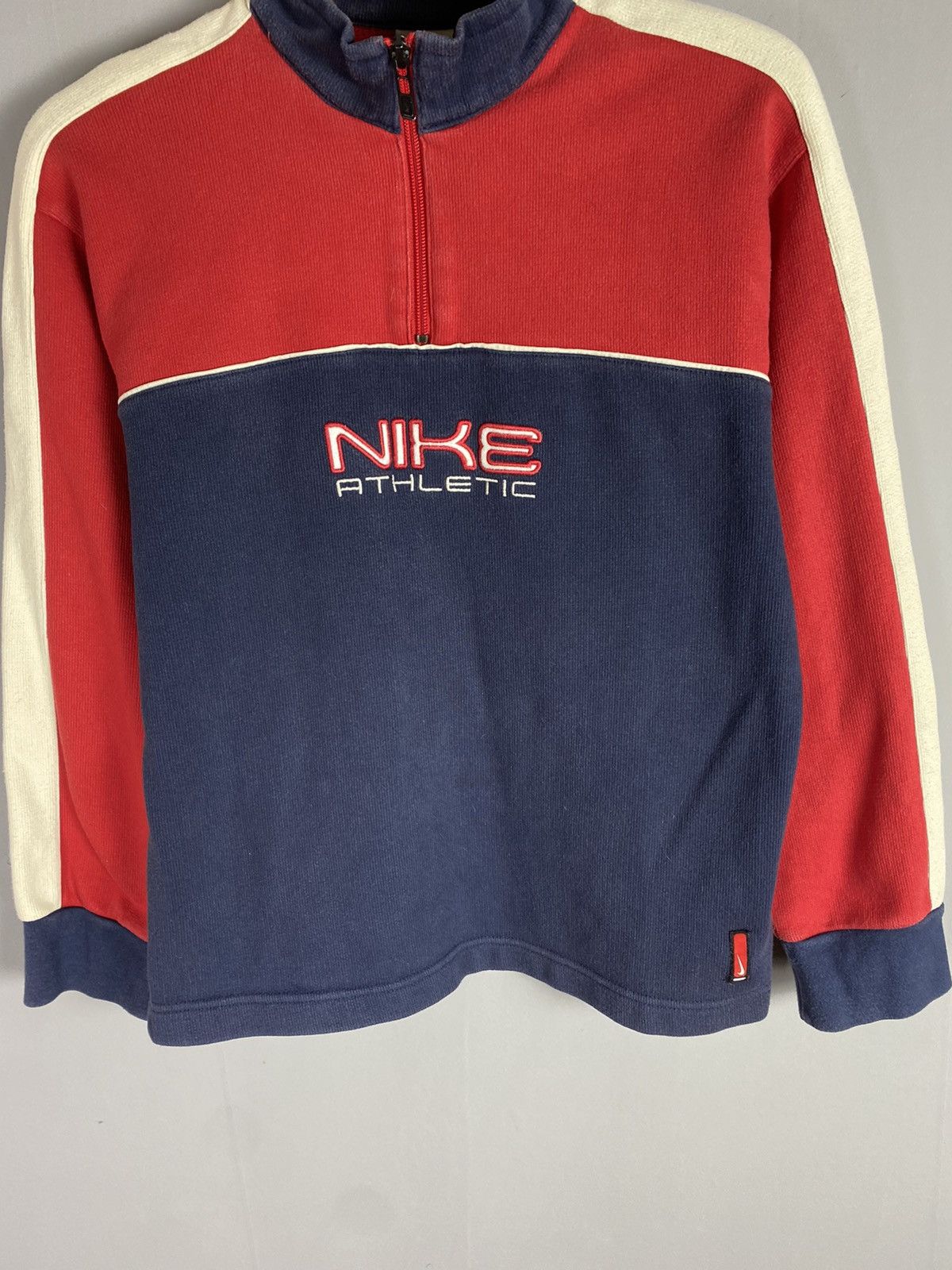 Nike × Vintage Vintage 90s Nike Athletic sweatshirt Size US XS / EU 42 / 0 - 3 Thumbnail