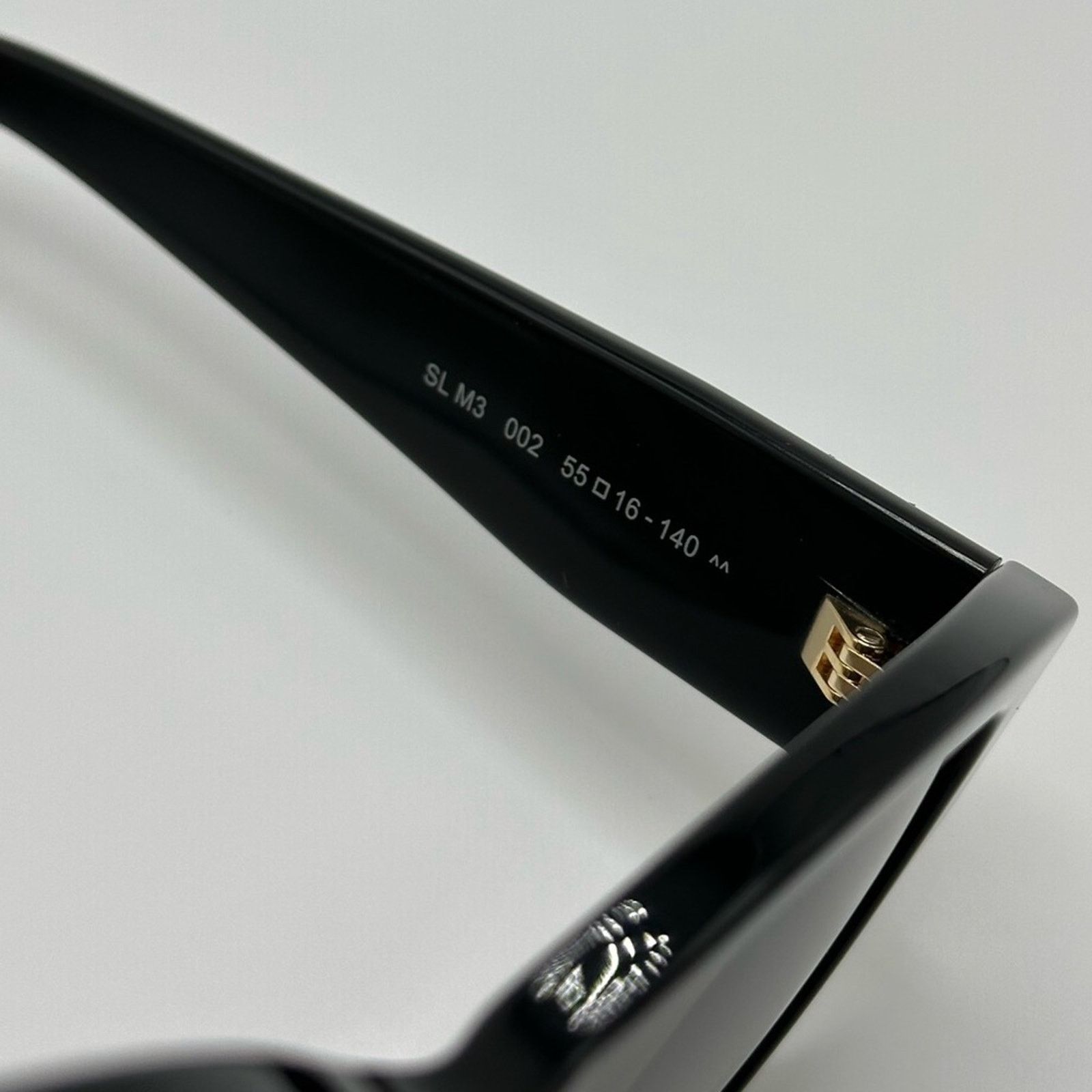 Yves Saint Laurent BRAND NEW SAINT LAURENT SUNGLASSES SLM3 092 Black Grey Women Size ONE SIZE - 8 Thumbnail