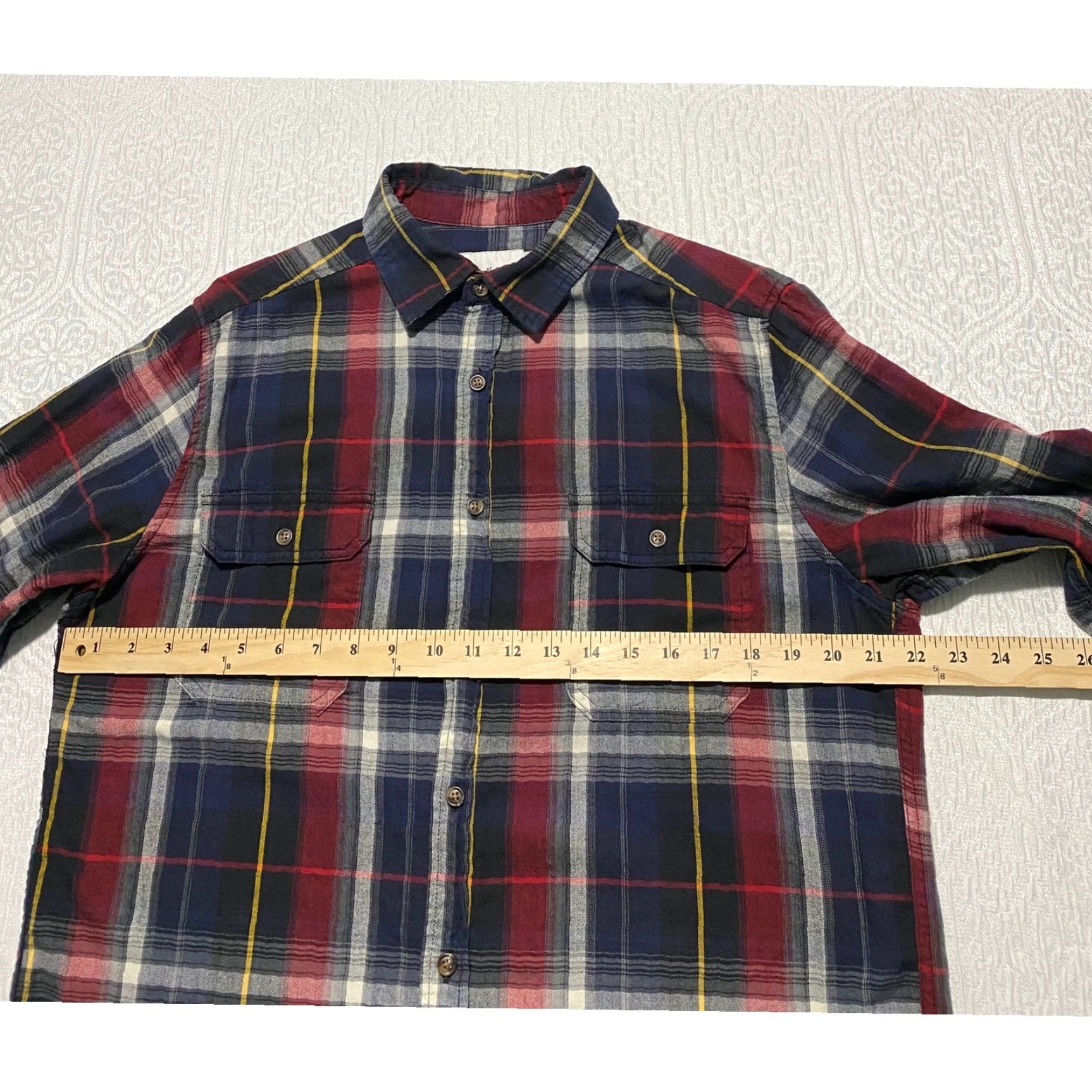 Vintage Goodfellow & Co Button-Up Shirt Plaid Flannel Long Sleeve Mens L Casual Outdoor Size US L / EU 52-54 / 3 - 6 Thumbnail