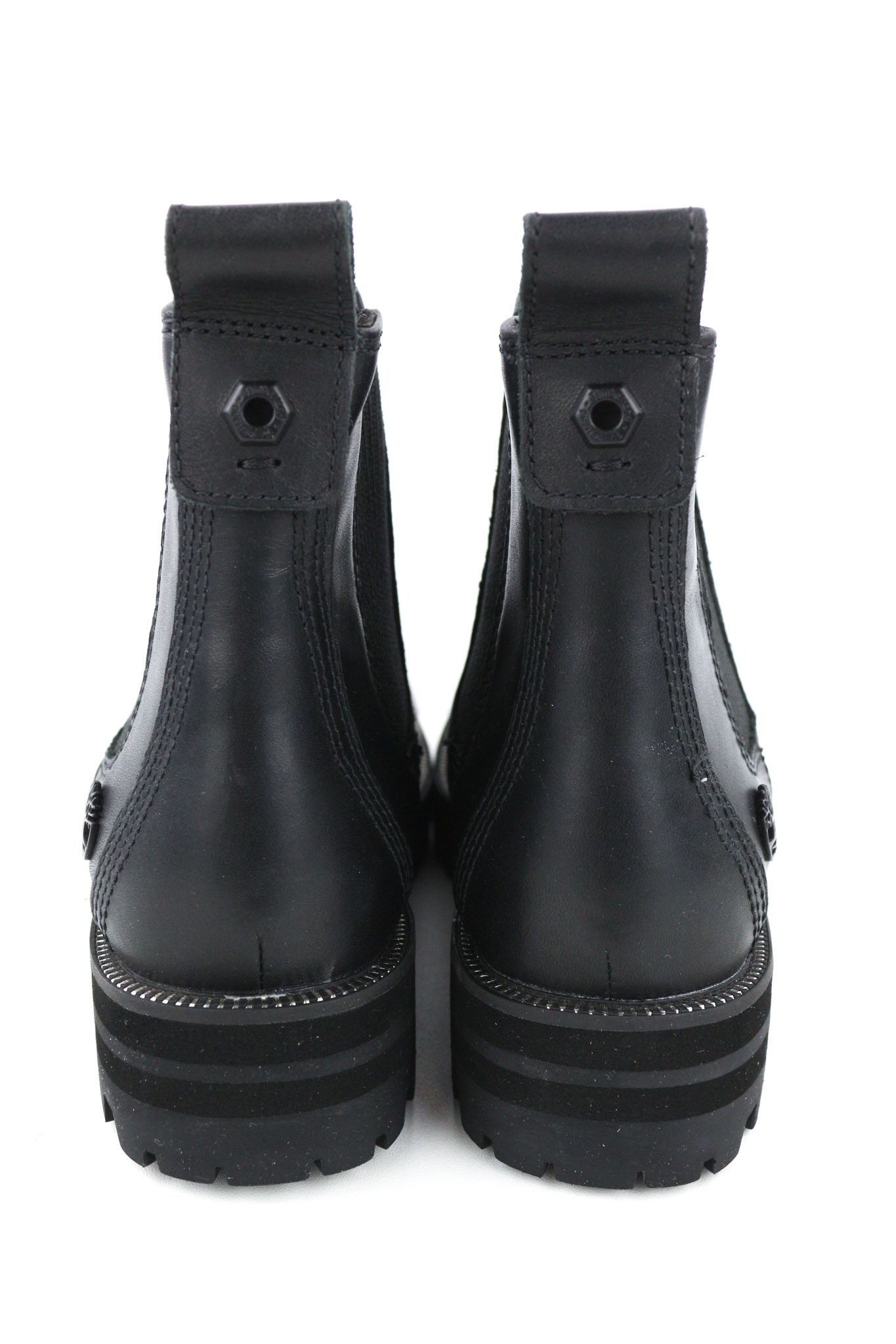 Timberland EU36 Black Logo ReBOTL Leather High Top Boots 79859 Size US 5 / IT 35 - 7 Thumbnail