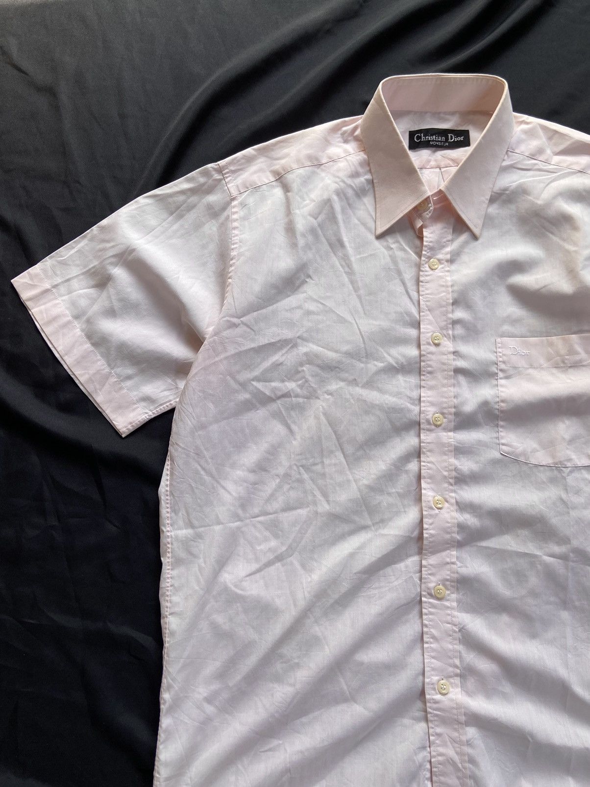 Christian Dior Monsieur × Vintage VINTAGE CHRISTIAN DIOR 2 IN 1 CASUAL BUTTON SHIRT Size US XL / EU 56 / 4 - 20 Thumbnail