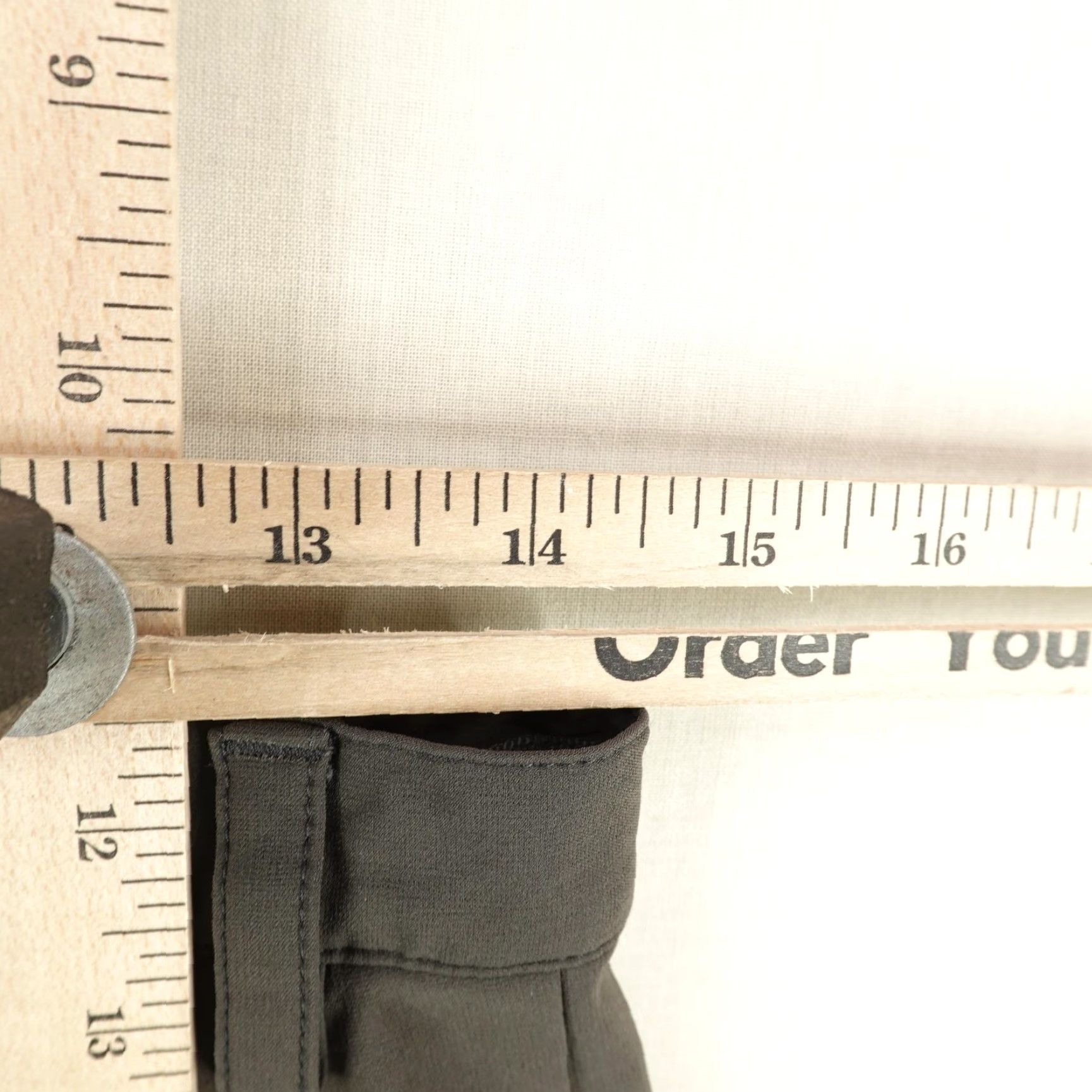 Vintage Ministry of Supply Men's Slim Fit Stretch Chino Pants 30W Gray Microfiber Casual Workwear Size US 30 / EU 46 - 6 Thumbnail