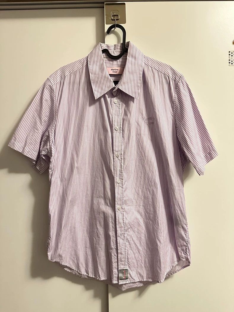 Martine Rose Martine Rose Short Sleeve Striped Shirt Size US M / EU 48-50 / 2 - 1 Thumbnail