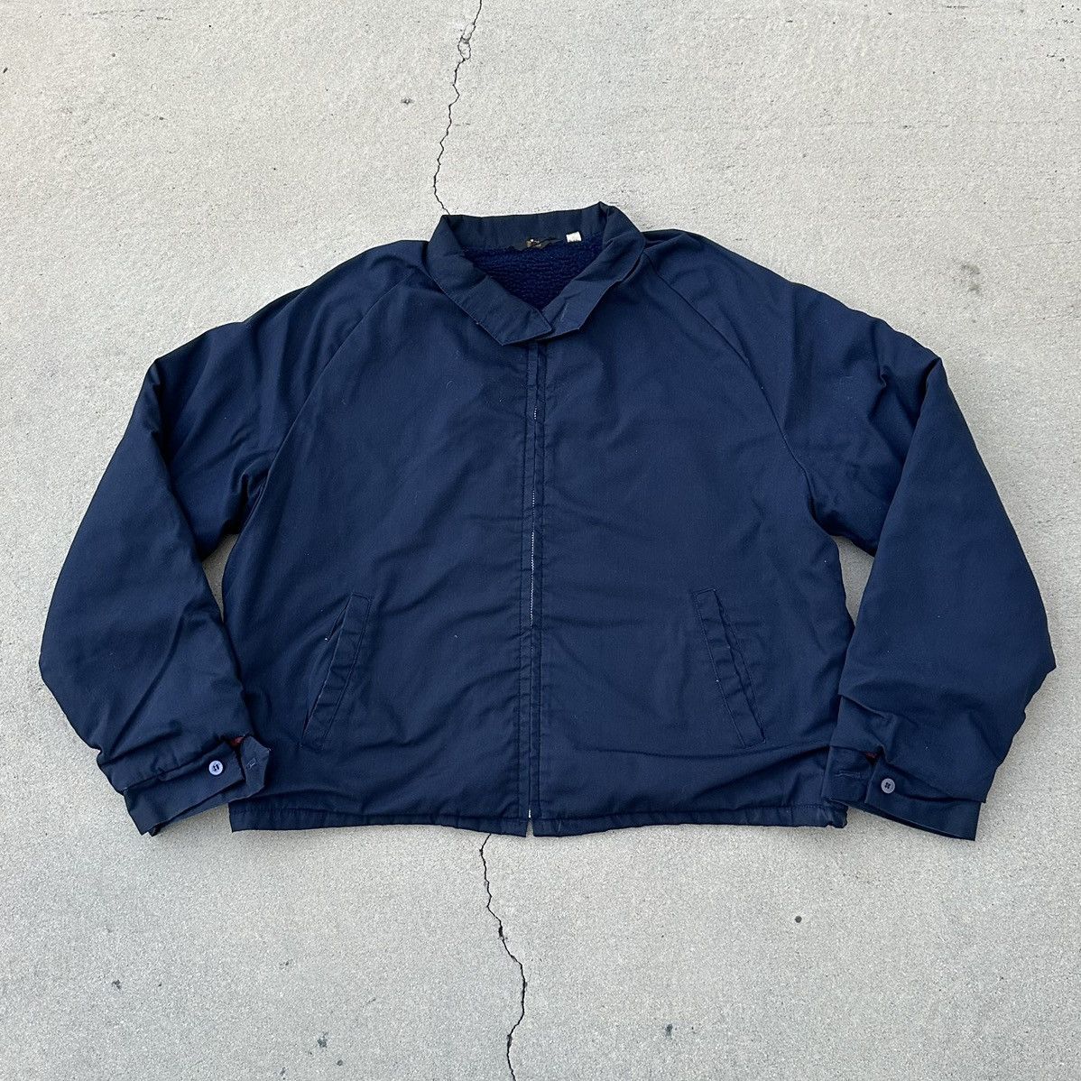 Vintage 70s Fleece Lined Work Jacket Size US XL / EU 56 / 4 - 1 Thumbnail