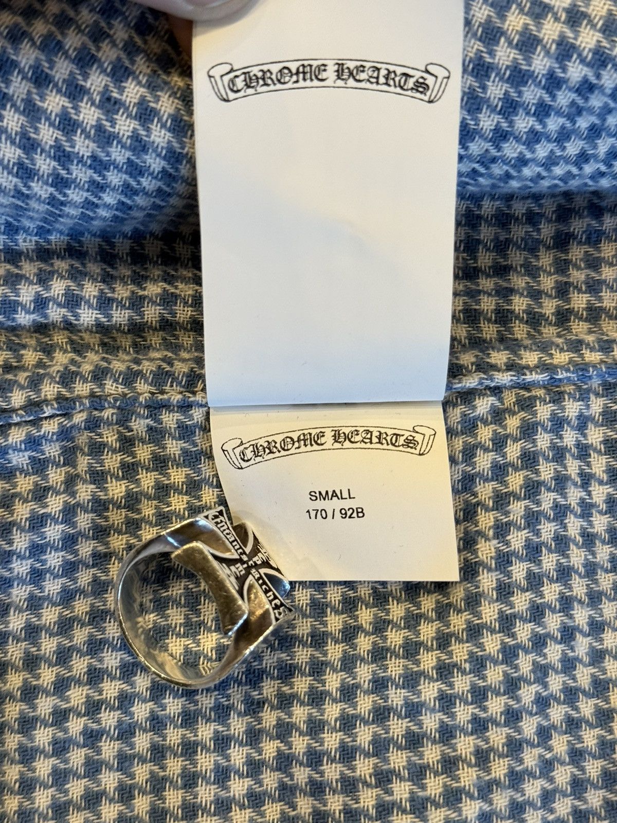 Chrome Hearts Chrome Hearts 1/1 patched flannel Size US S / EU 44-46 / 1 - 14 Thumbnail