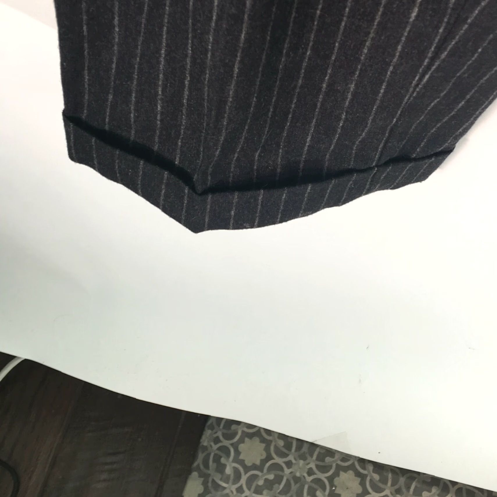 Ralph Lauren VINTAGE Lauren Ralph Lauren Wool Blend Striped Dress Pants Mens Size 38 Black Gray 38X27 Size US 38 / EU 54 - 5 Thumbnail