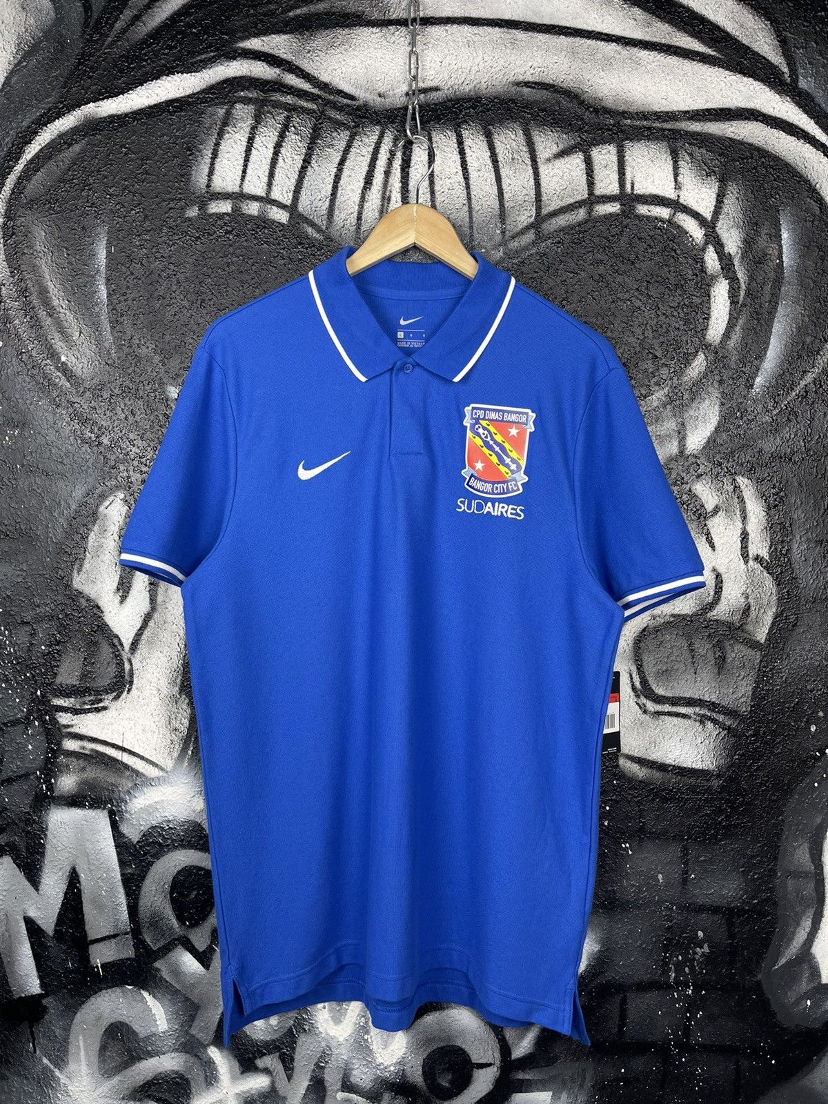 Nike Nike Bangor City FC Polo T-Shirt Men’s Size L Size US L / EU 52-54 / 3 - 2 Thumbnail