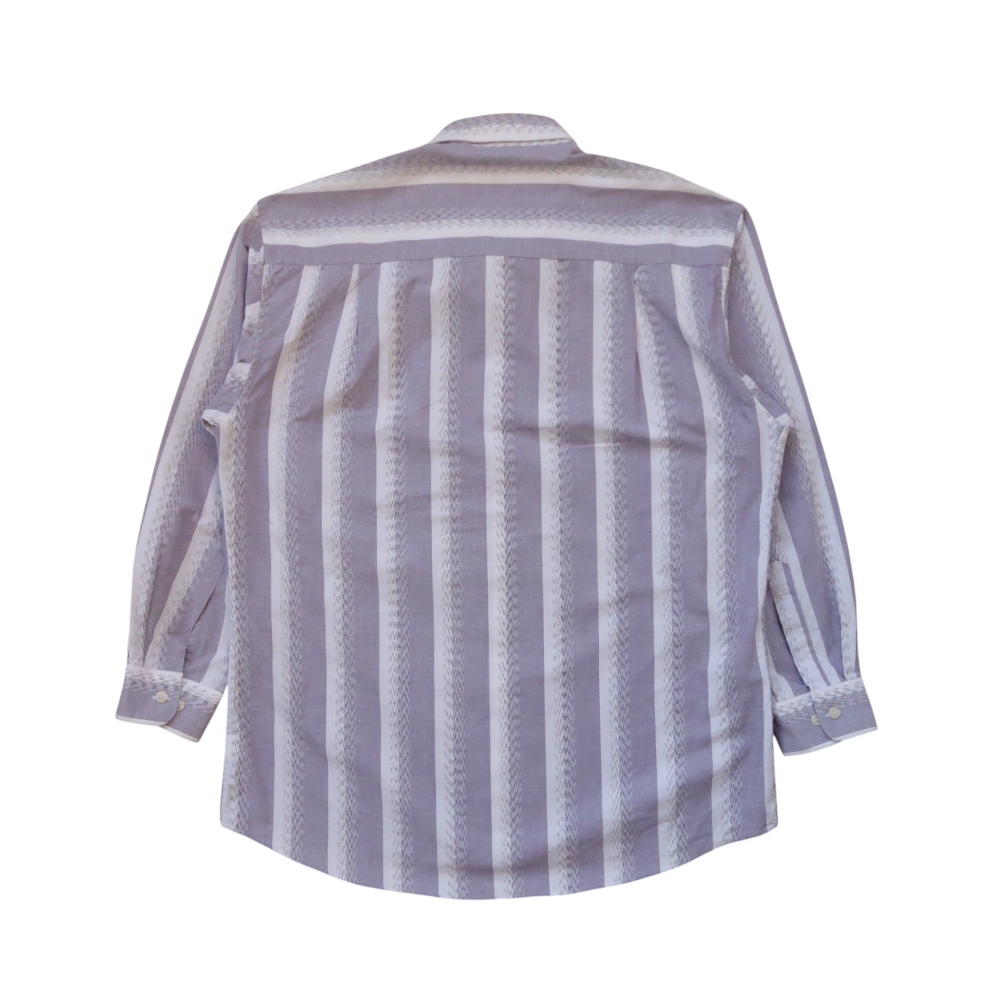 Balenciaga Vintage Balenciaga Pour Homme Psychedelic Ethnic Shirt Size US L / EU 52-54 / 3 - 2 Thumbnail