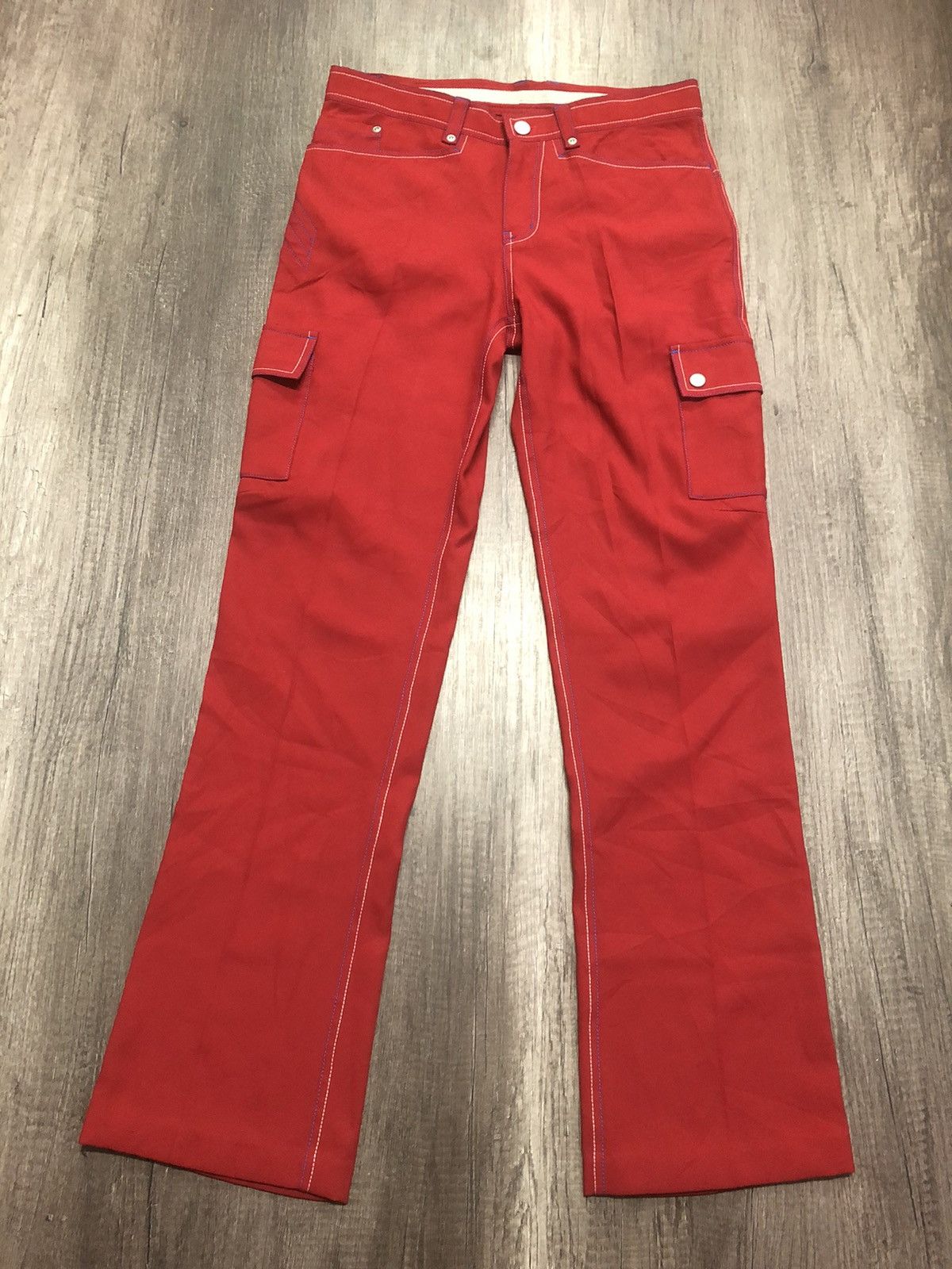 image of Vintage Flat Golf Limited Edition Casual Pant in Red, Men's (Size 30)