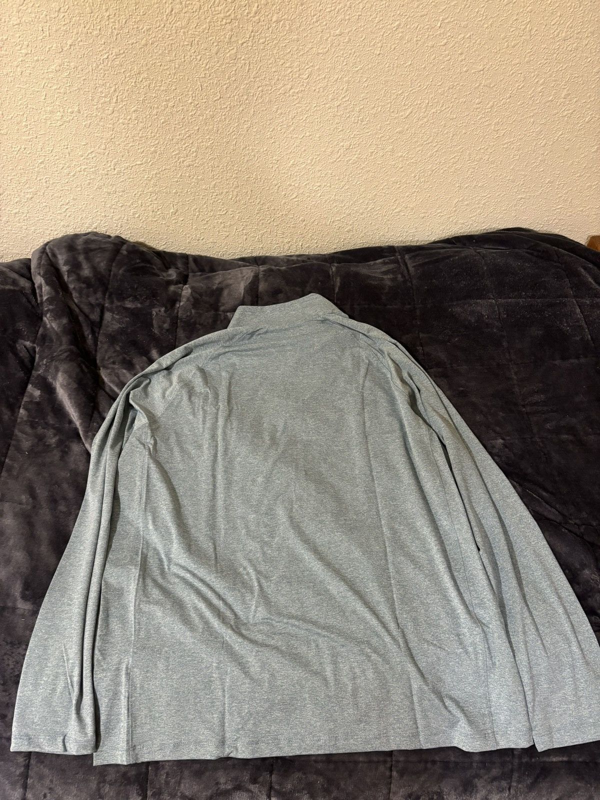 Other *Brand New* Huk Airweight Heather 1/4 Zip Silver Blue Size L Size US L / EU 52-54 / 3 - 2 Thumbnail