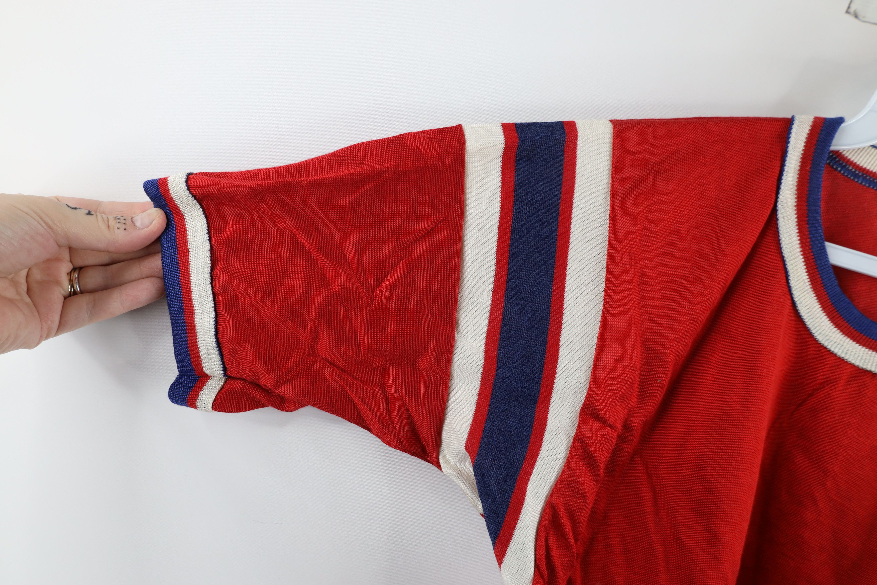Vintage Vintage 60s Durene Knit Chain Stitch Salem Jersey T-Shirt Size US L / EU 52-54 / 3 - 5 Thumbnail