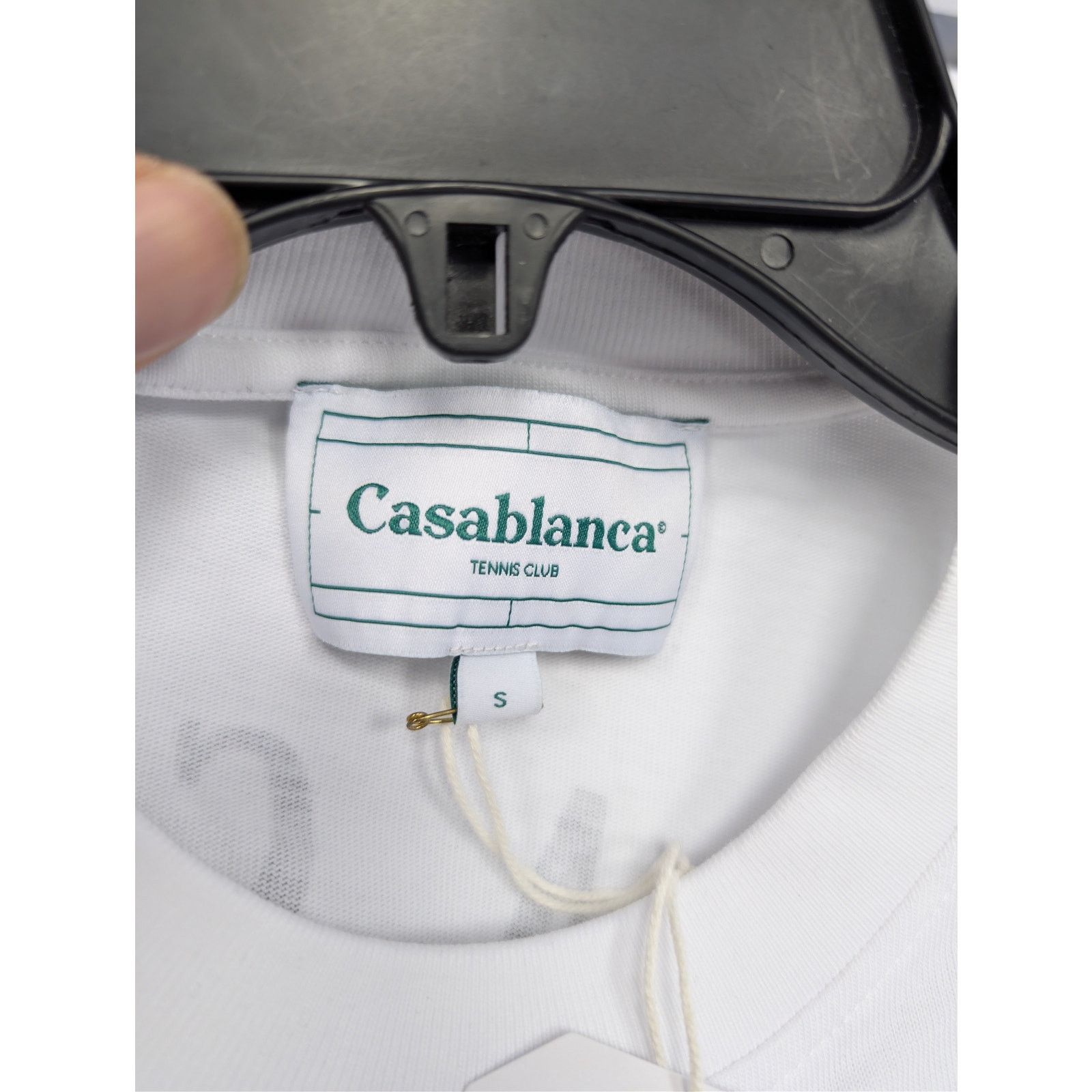 Casablanca o1rshd1 CC20 Casa Way Printed T-Shirt White Jersey in White Size US S / EU 44-46 / 1 - 19 Thumbnail