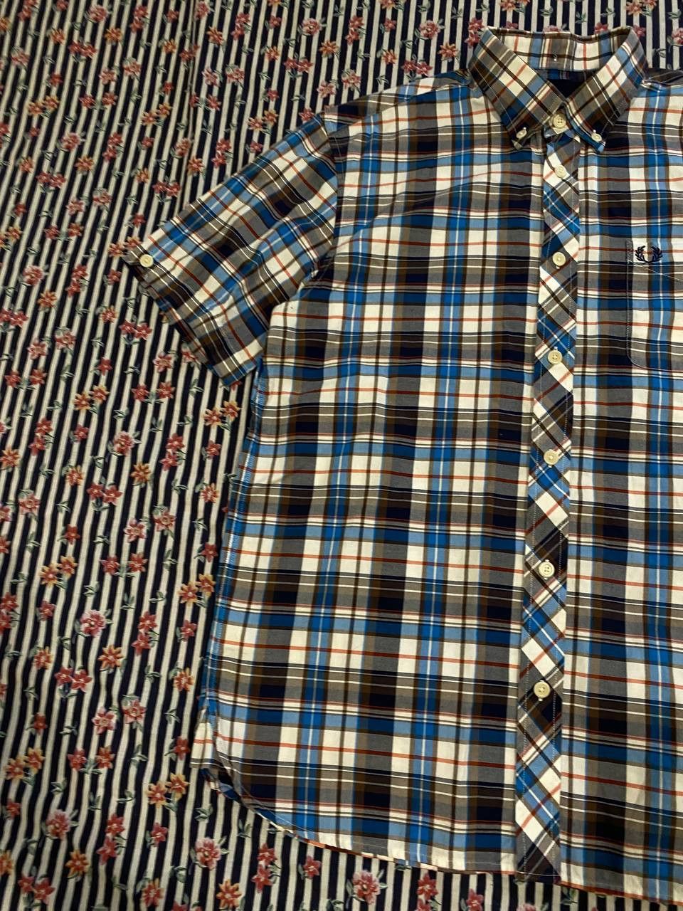 Fred Perry Fred Perry Shirt Regular Fit Multicolor Plaid Short Sleeve Size US M / EU 48-50 / 2 - 10 Thumbnail