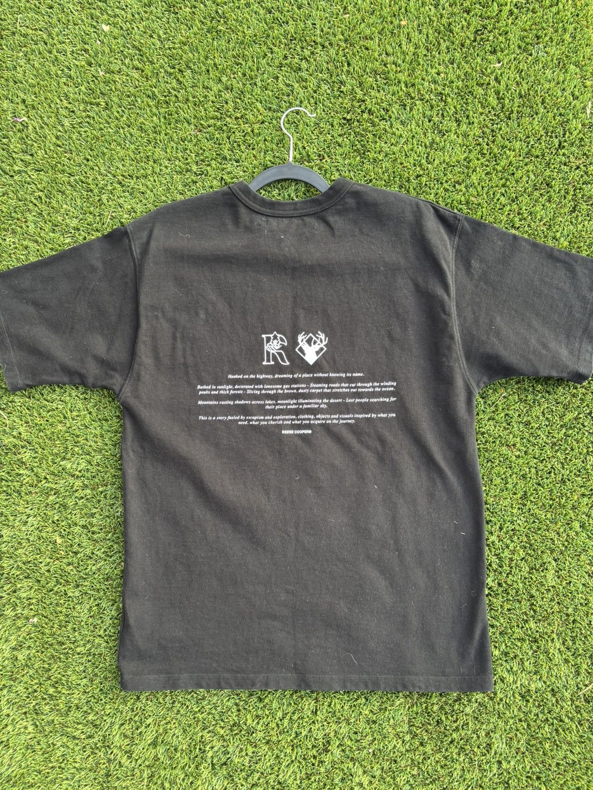 Reese Cooper Reece Cooper Tree Script Tee Size US XL / EU 56 / 4 - 4 Thumbnail