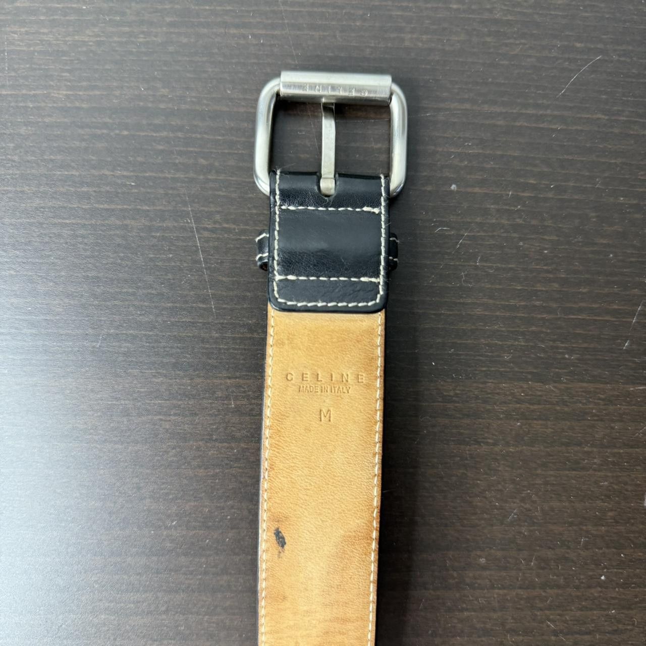 Celine Celine Real Leather Black Belt Designer Minimalist Size ONE SIZE - 4 Thumbnail