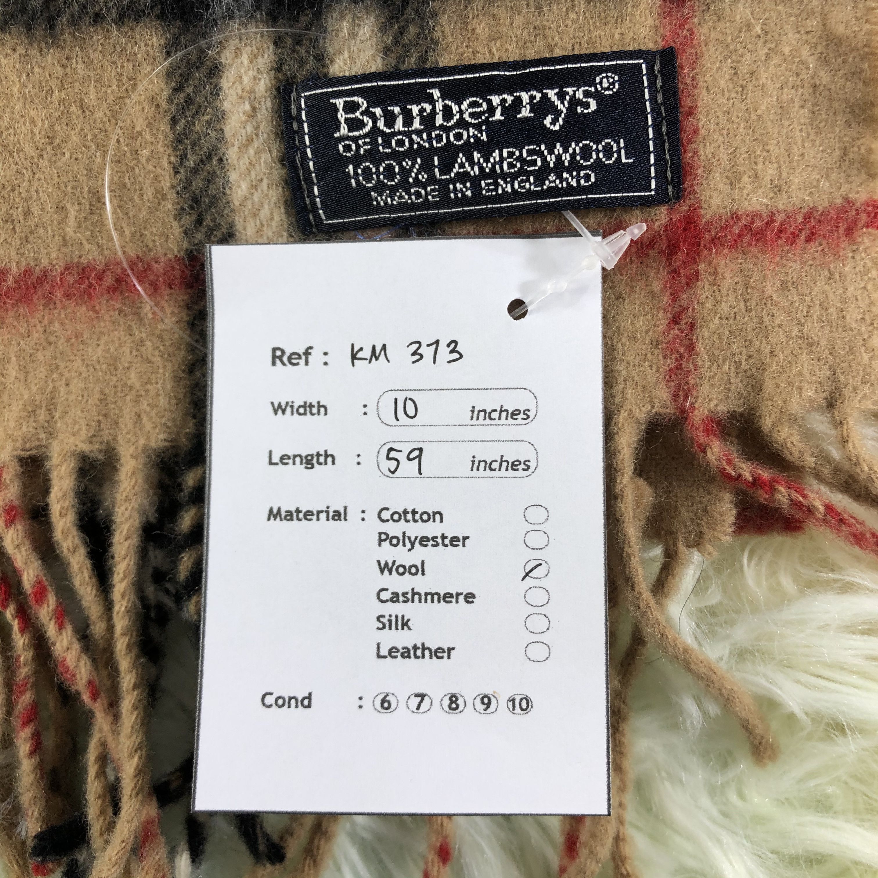 Burberry × Vintage Burberry Scarf / Muffler / Neckwear - KM373 Size ONE SIZE - 11 Thumbnail
