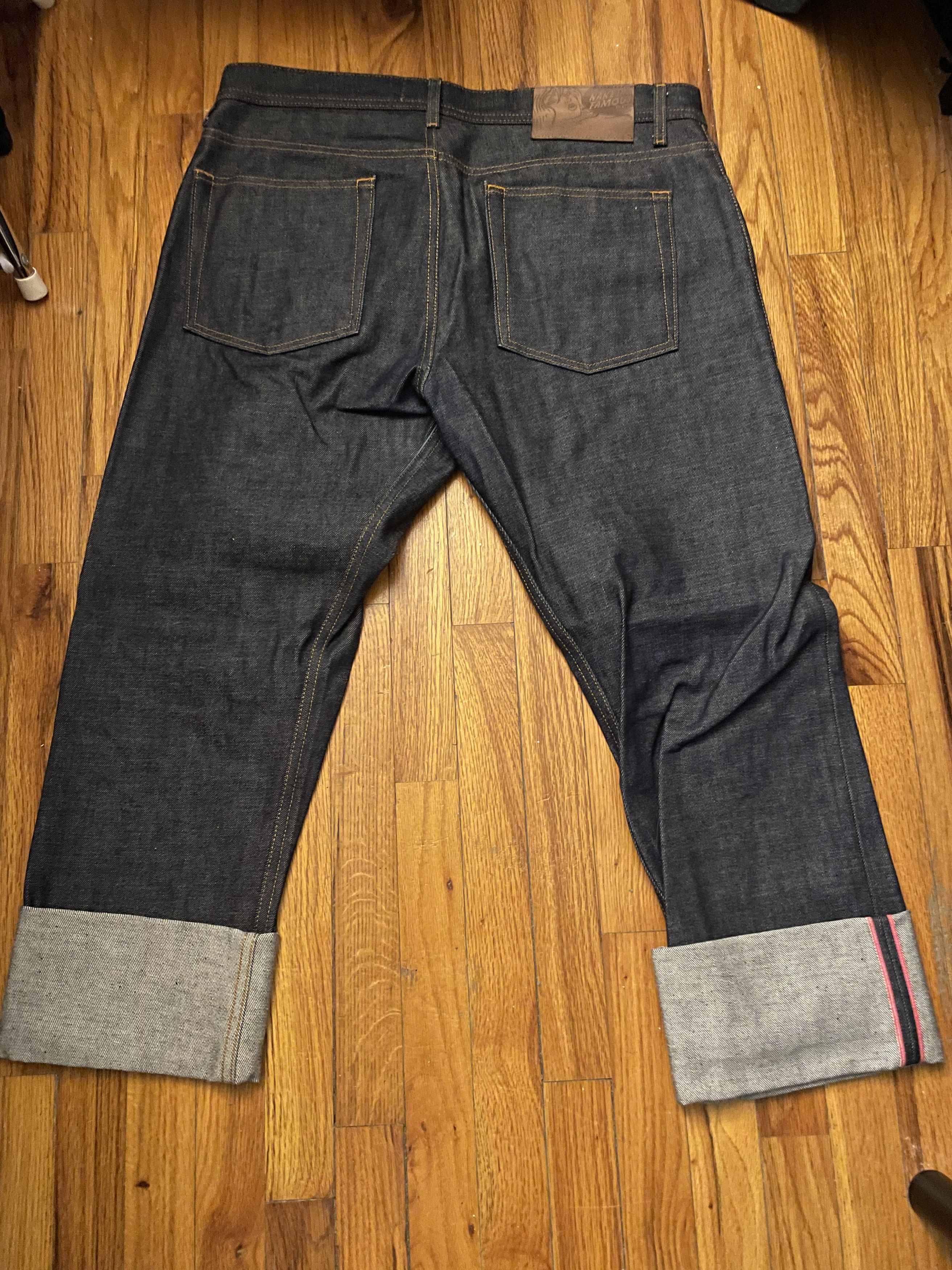 image of Naked Famous Naked & Famous Dirty Fade Selvedge in Denim, Men's (Size 38)