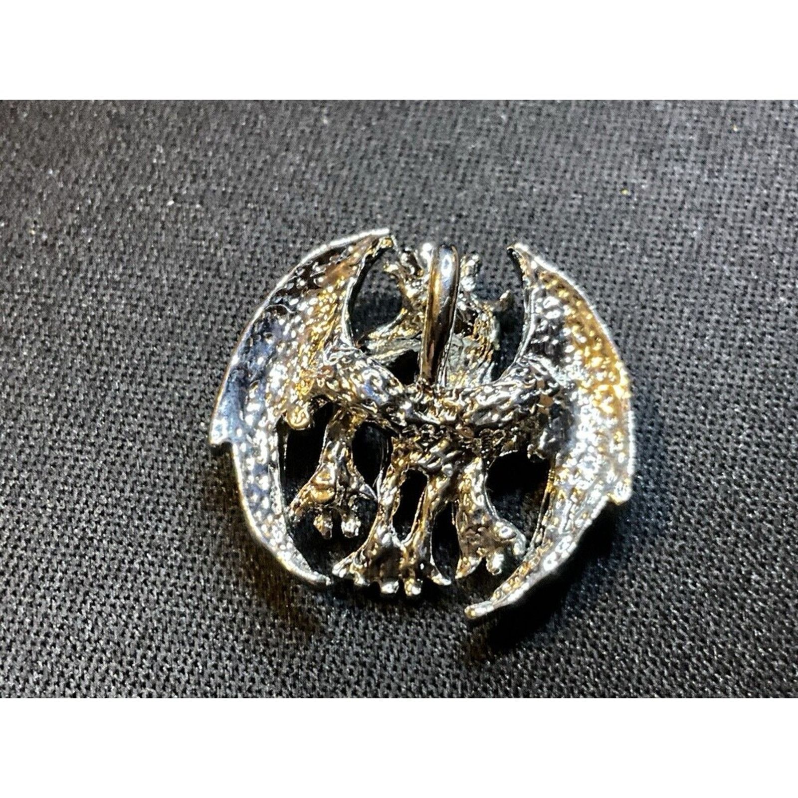 Other Silver Tone King Dragon Pendant Size ONE SIZE - 4 Thumbnail
