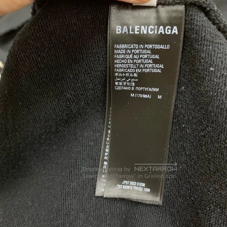Balenciaga Balenciaga Black Graffiti Hoodie Sweatshirt. Size US M / EU 48-50 / 2 - 4 Thumbnail