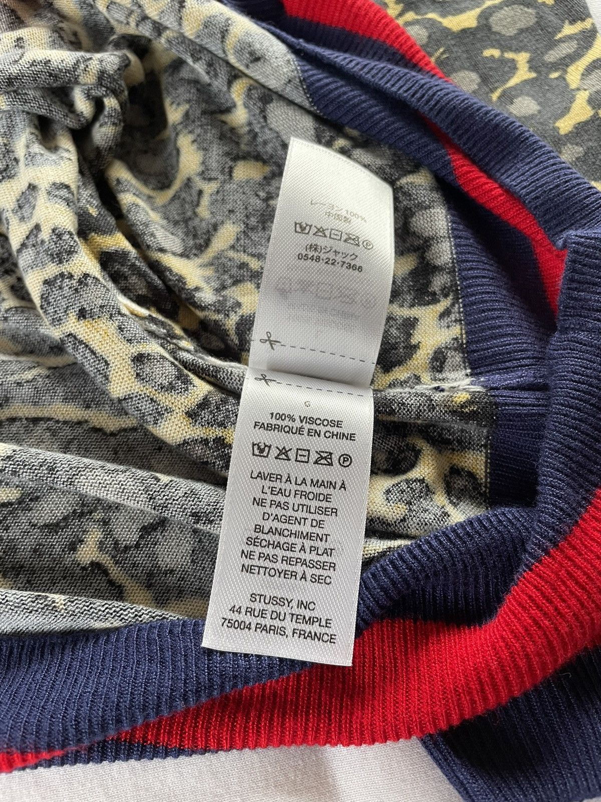 Stussy × Wales Bonner Stussy x Wales Bonner Leopard Sweater - FW25 Size US L / EU 52-54 / 3 - 14 Thumbnail