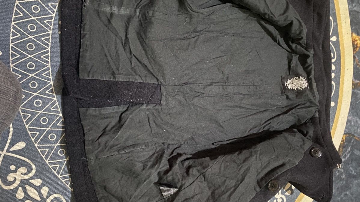 Isamu Katayama Backlash Acanthus Peacoat Double Breasted Wool Jacket Size M / US 6-8 / IT 42-44 - 13 Thumbnail