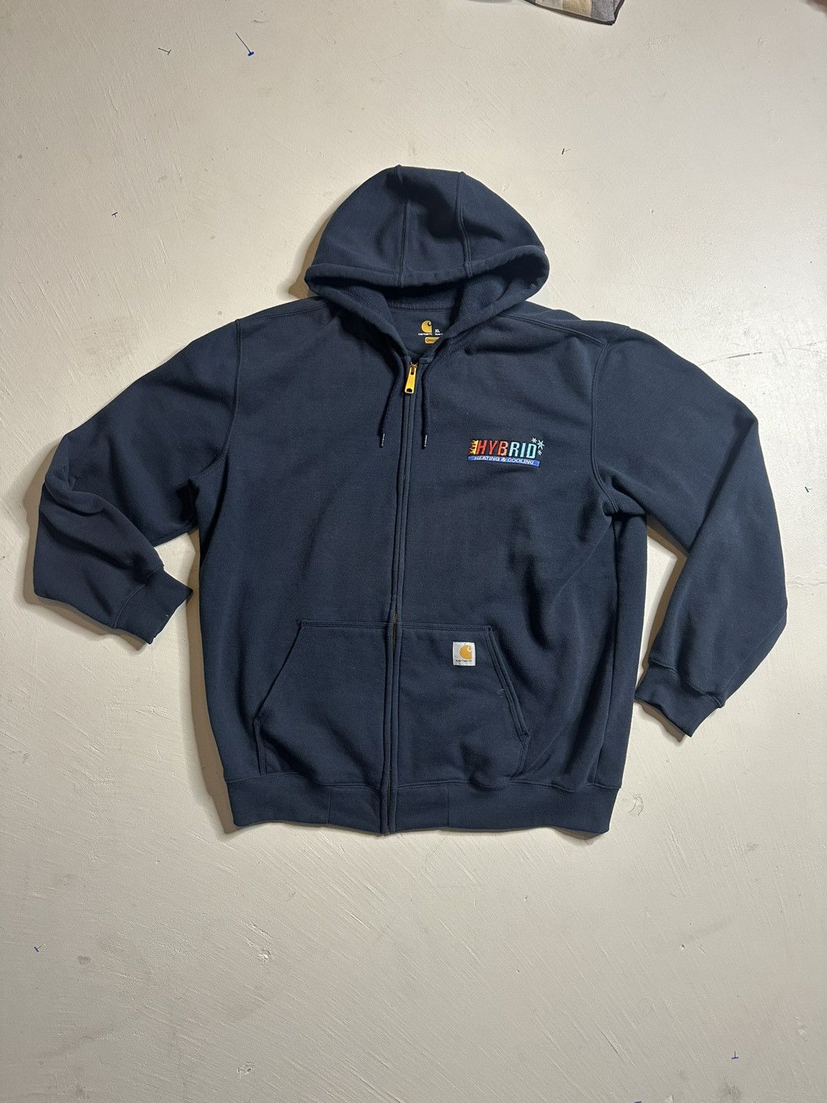 Carhartt Vintage Carhartt Work Wear Zip Up Jacket Size US XL / EU 56 / 4 - 3 Thumbnail