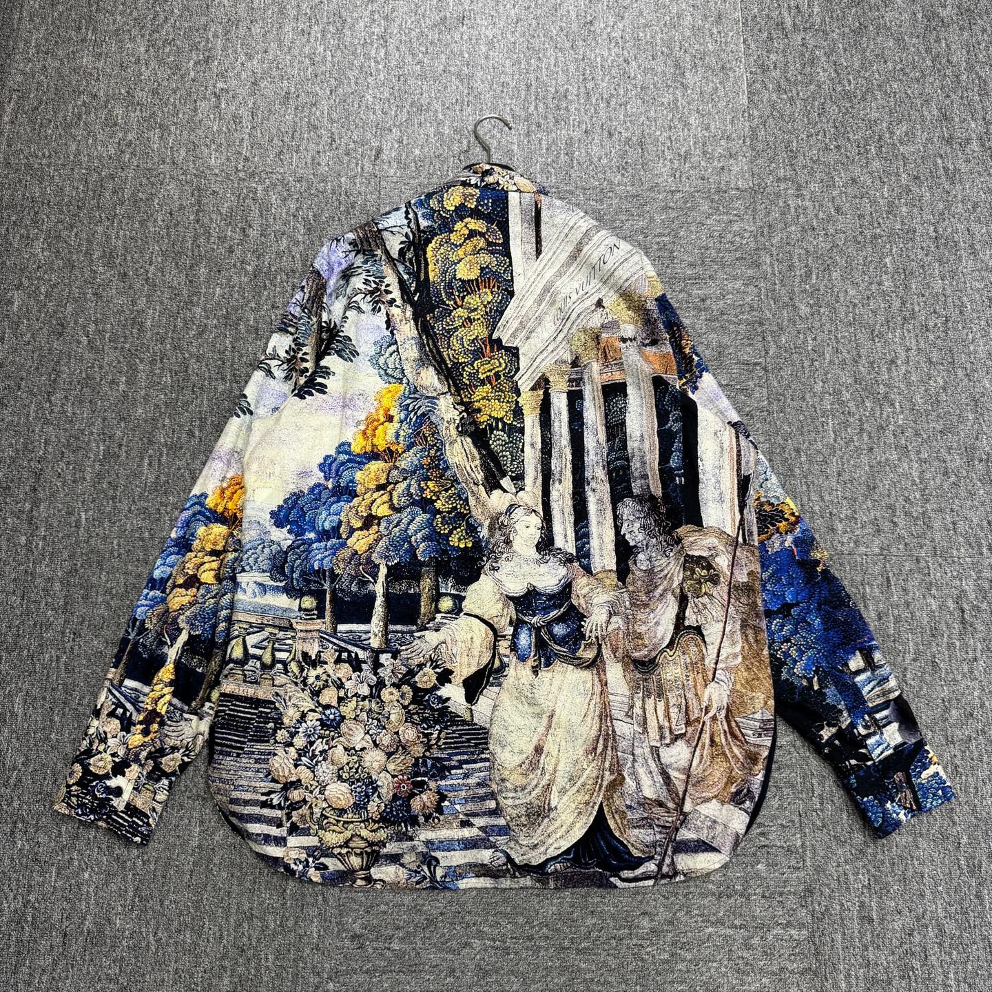 Louis Vuitton LV Court Art Print Shirt XL 99 New Size US XL / EU 56 / 4 - 5 Thumbnail