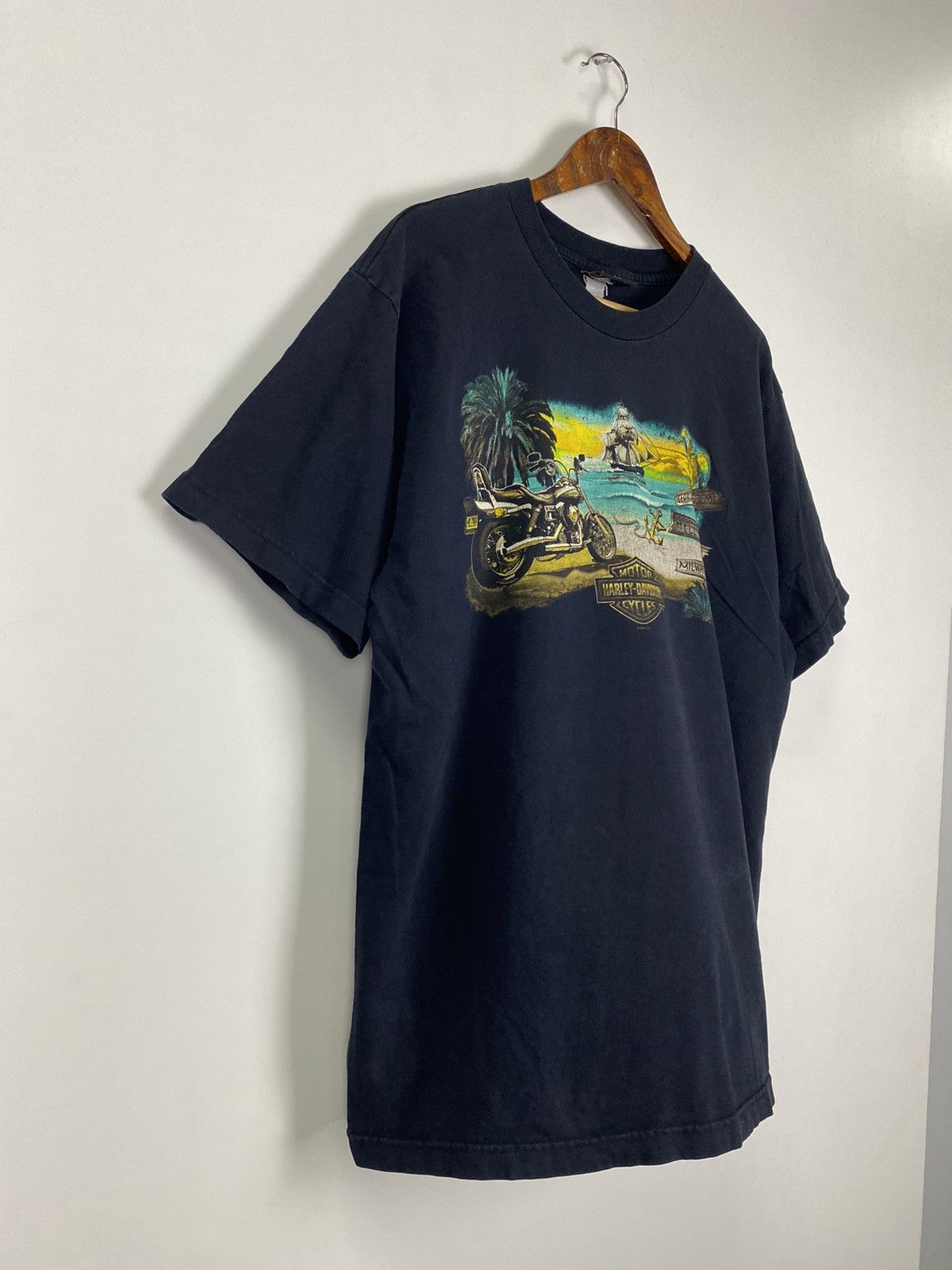Harley Davidson Vintage 90s Harley Davidson T-shirt Size US XL / EU 56 / 4 - 5 Thumbnail