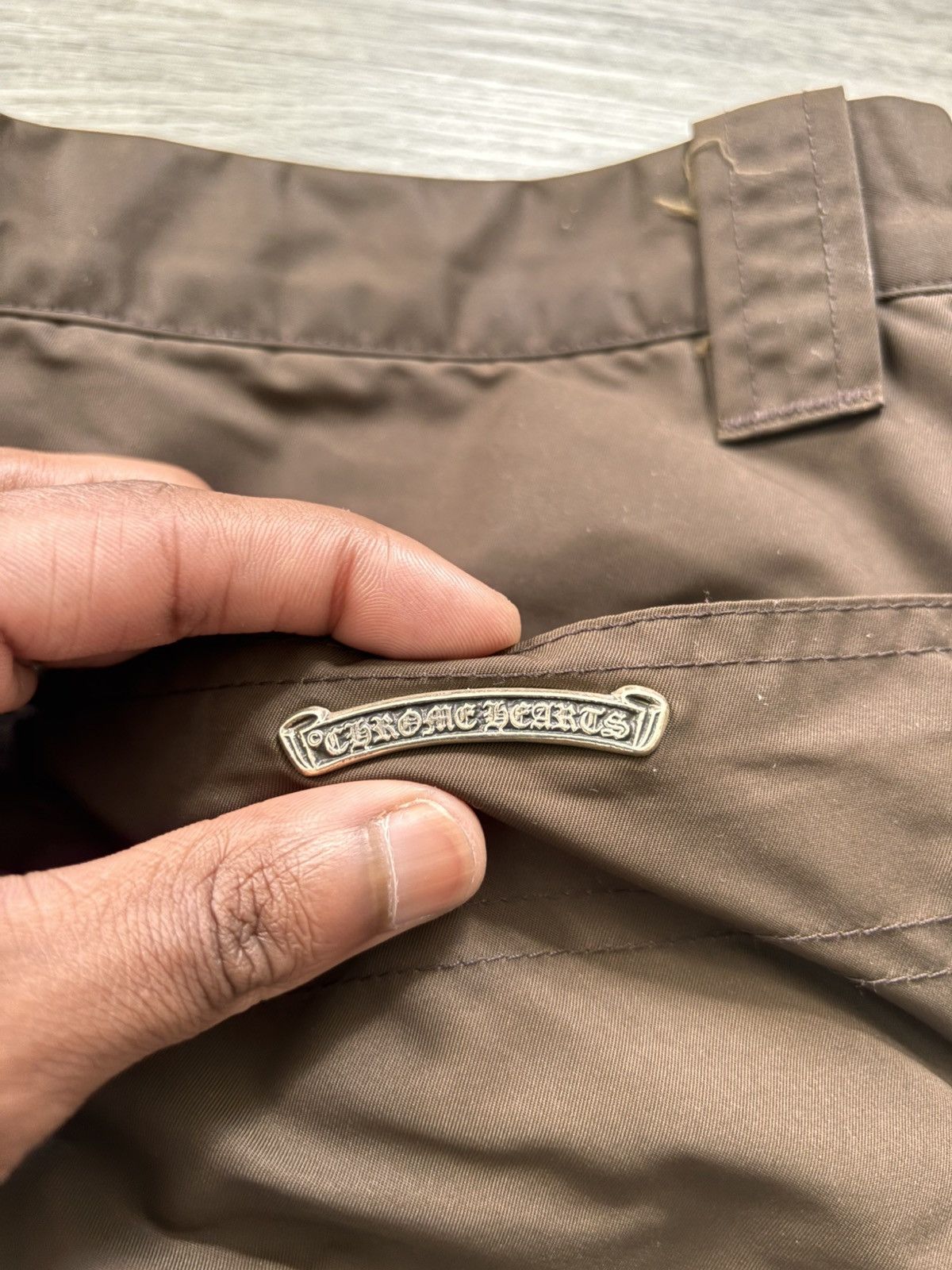 Chrome Hearts Chrome Hearts 1 Patch Leather Double-Knee Carpenter Pants Size US 30 / EU 46 - 12 Thumbnail