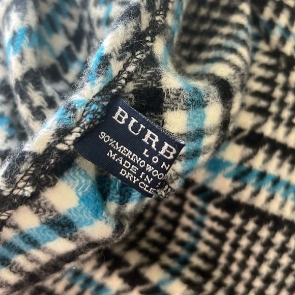 Burberry Burberry VTG Cashmere Plaid Tartan Fringe Cape Capelette Sha Size ONE SIZE - 7 Thumbnail