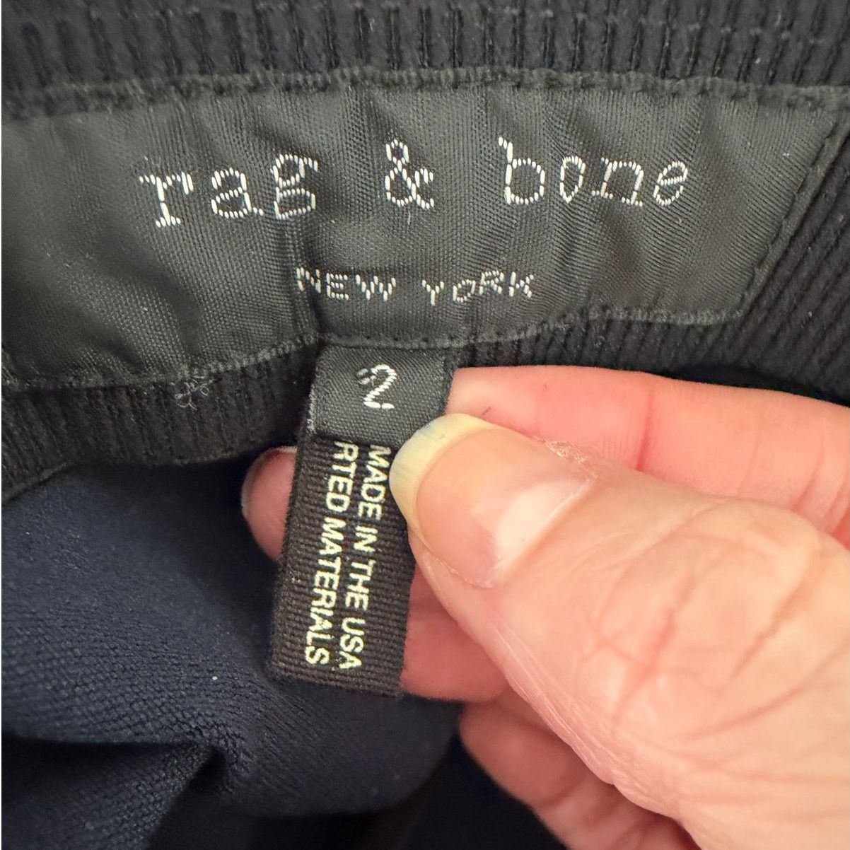 Rag & Bone Rag & Bone Simone Slim Ankle Pants Navy Blue Size 2 Size 26" / US 2 / IT 38 - 10 Thumbnail