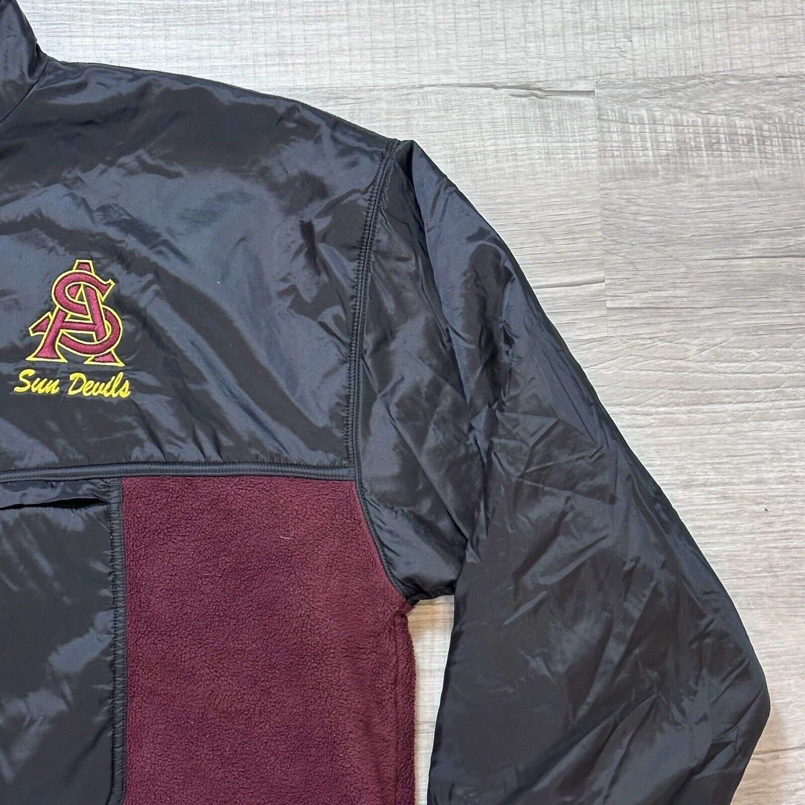 Champion × Vintage VINTAGE Arizona State Sun Devils 1/4 Zip Pullover Jacket Size US L / EU 52-54 / 3 - 4 Thumbnail