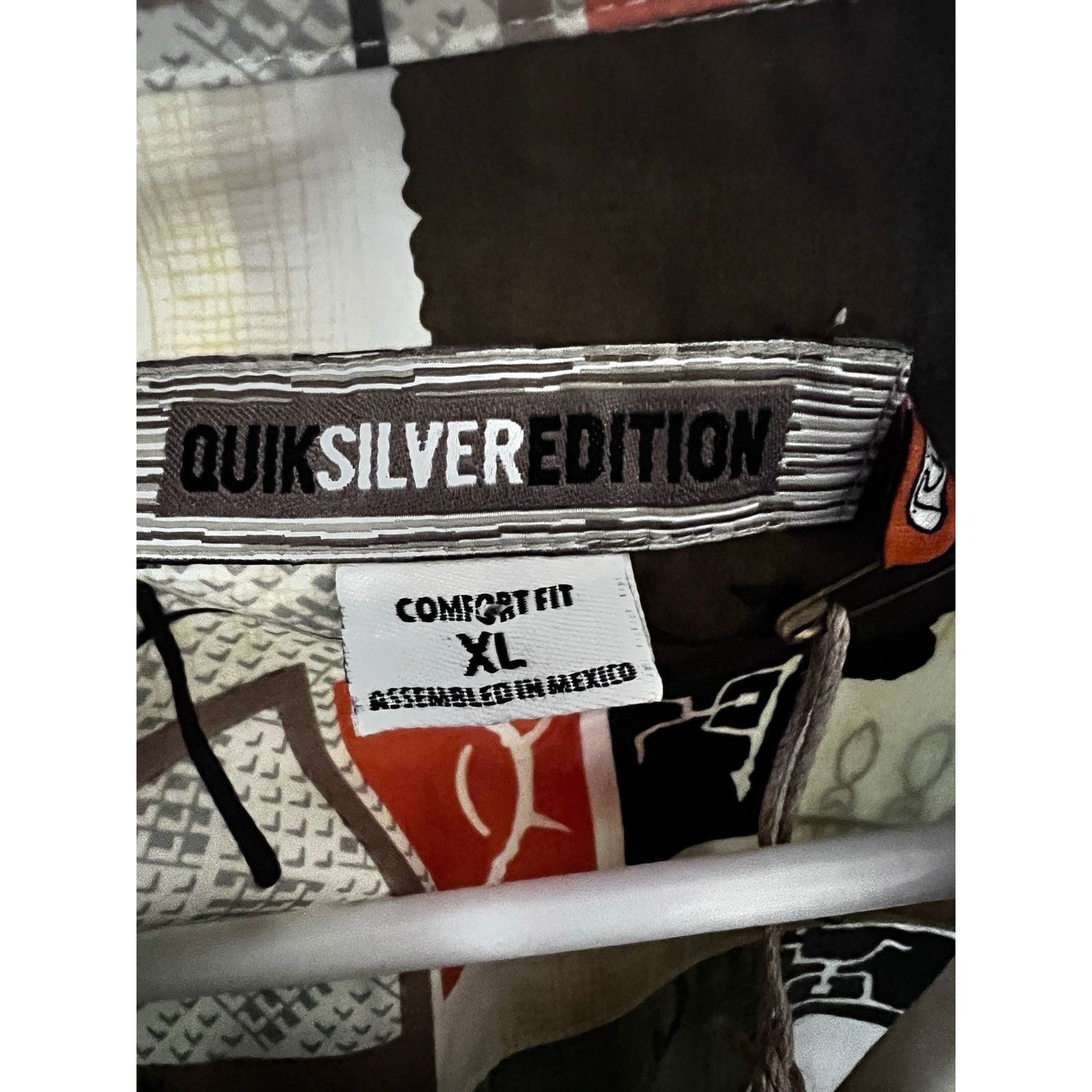 Quiksilver QuickSilver Hawaiian Button Up Shirt Mens XL Pocket New Size US XL / EU 56 / 4 - 6 Thumbnail