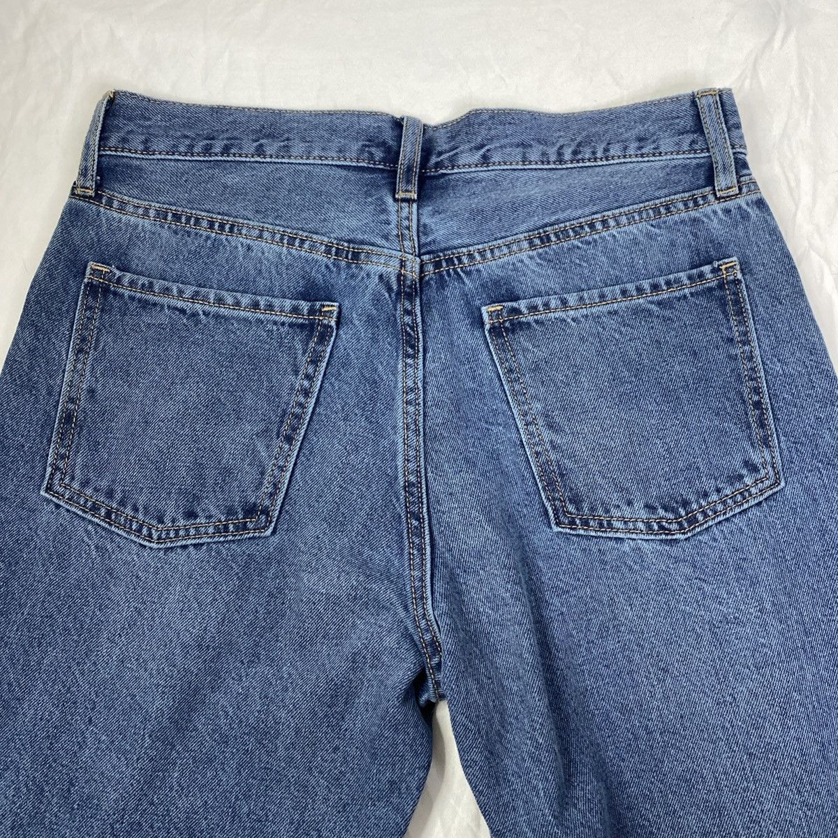 Old Navy Old Navy High-Rise Straight Distressed Women's Jeans Sz 8 Size 30" / US 8 / IT 44 - 6 Thumbnail