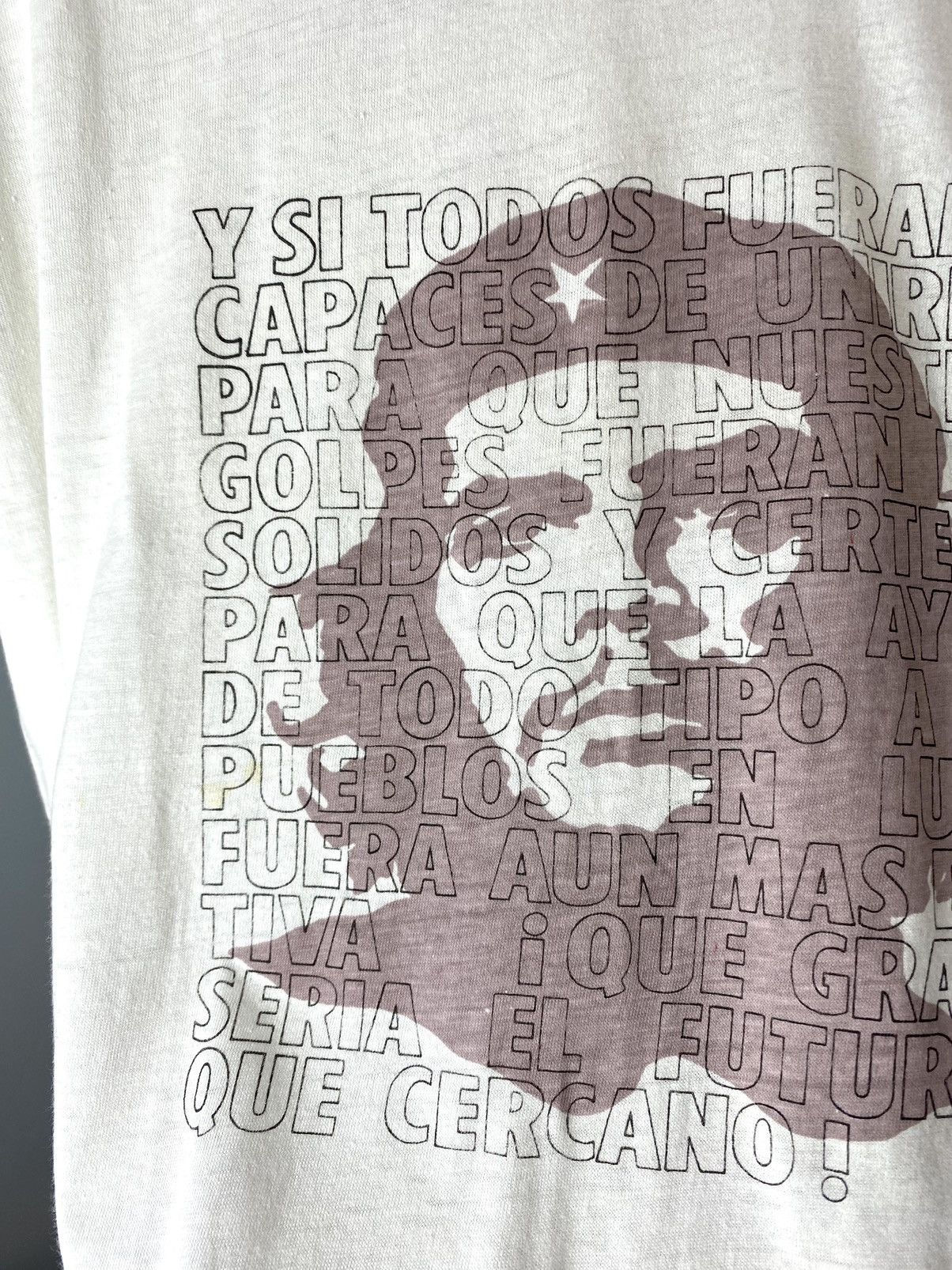 Band Tees 💥Rare! 80’s Che Guevara Archive T Shirt Cuba Revolution Size US M / EU 48-50 / 2 - 6 Thumbnail