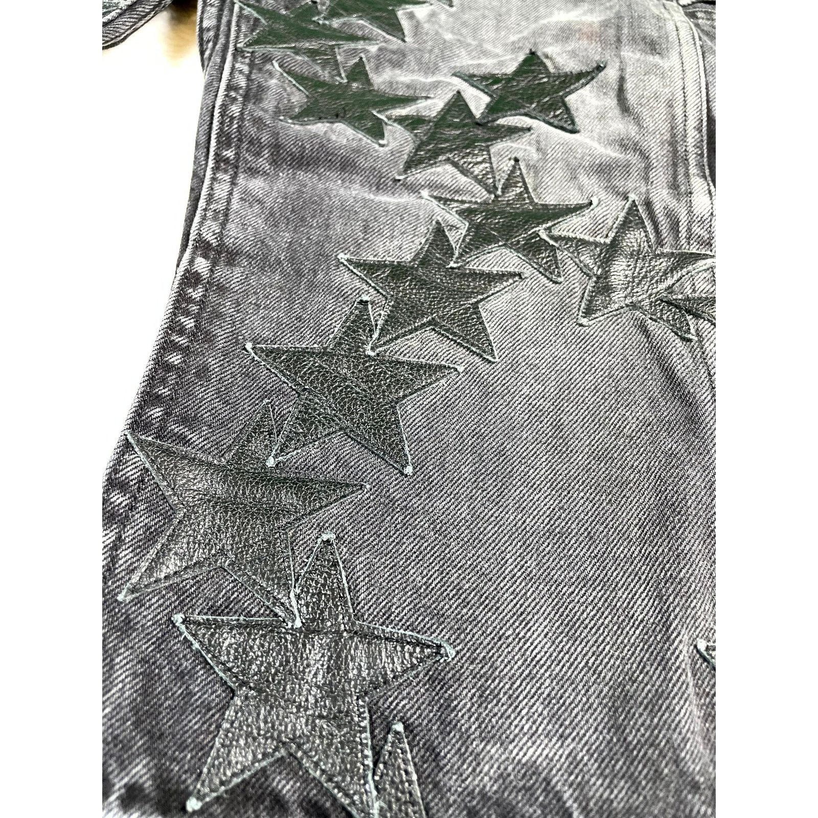 Amiri Amiri Cargo Chemist Stars Black Jeans Size US 28 / EU 44 - 2 Thumbnail