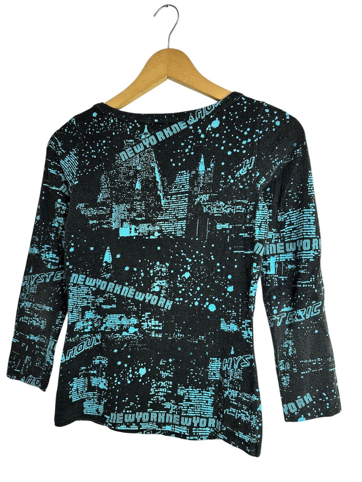 Hysteric Glamour 2000s HYSTERIC GLAMOUR NEWYORK LONGSLEEVE FULLPRINT TEE Size XS / US 0-2 / IT 36-38 - 6 Thumbnail