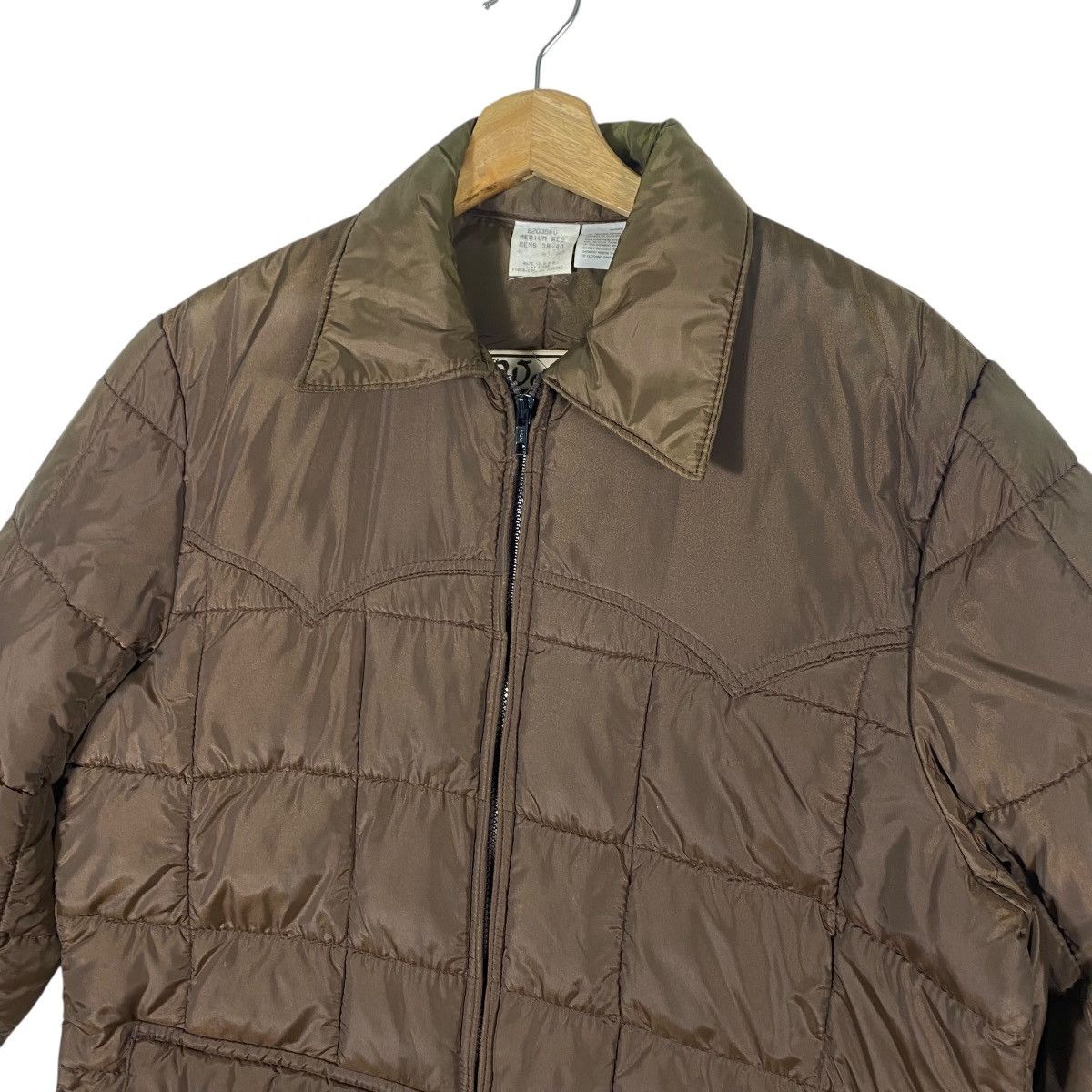 Japanese Brand Vintage Wallo Blizzard Purf Zipper Jacket M Size Brown Size US M / EU 48-50 / 2 - 6 Thumbnail