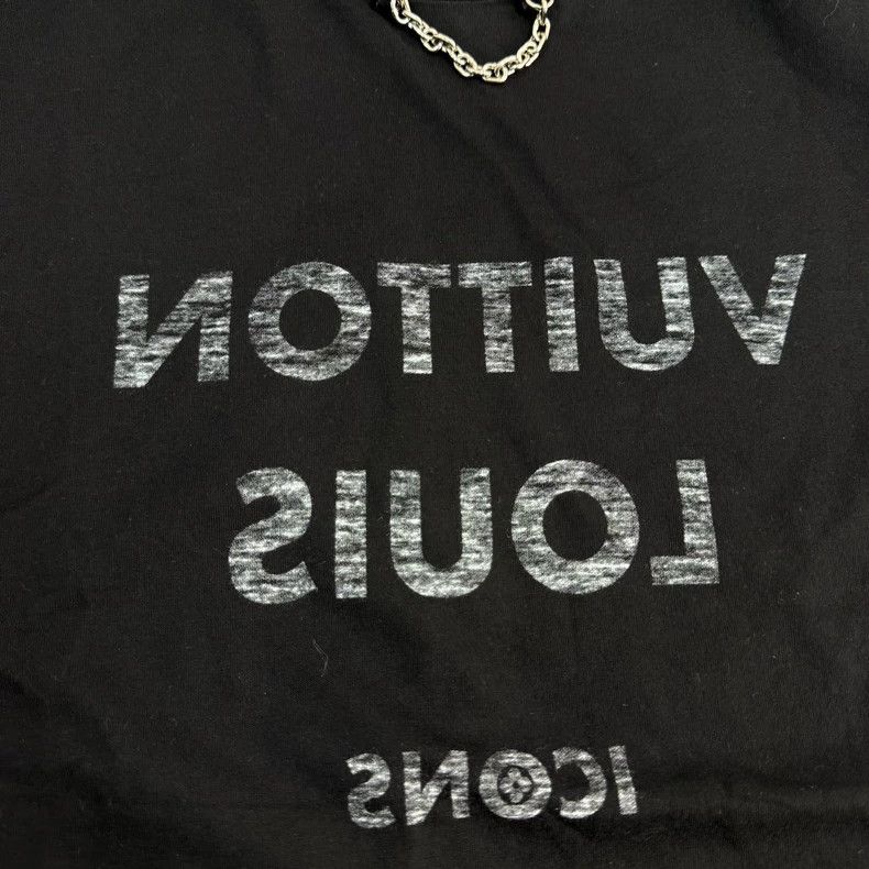 Louis Vuitton Louis Vuitton Black monogrammed chain short sleeves 2505-Ne Size US M / EU 48-50 / 2 - 7 Thumbnail