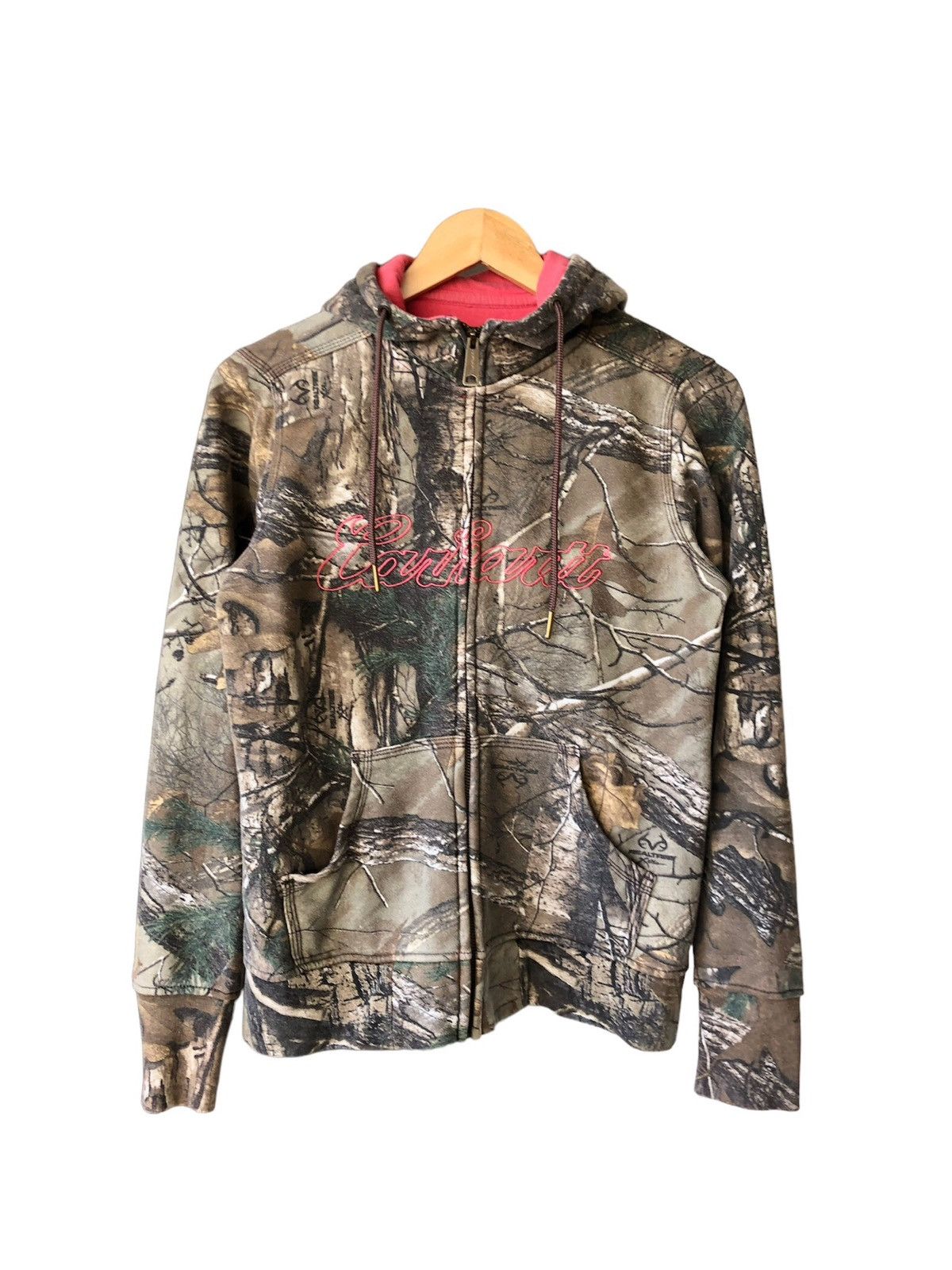 image of Vintage Carhartt Realtree Zipper Up Hoodie, Women's (Size Small)