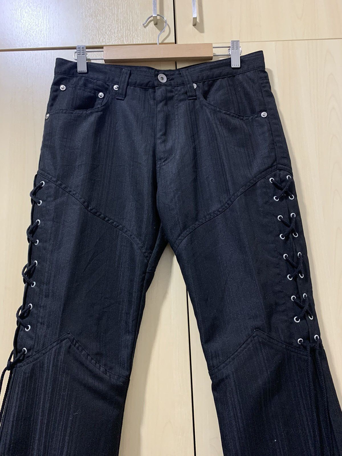 semanticdesign Semantic design flare pant stripe design Size 30" / US 8 / IT 44 - 4 Thumbnail